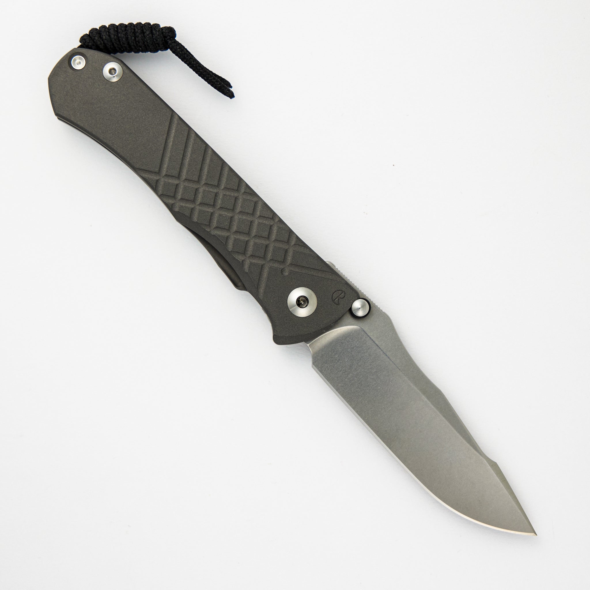 Chris Reeve Umnumzaan Lefty - Drop Point CPM MagnaCut Blade - Titanium Handle