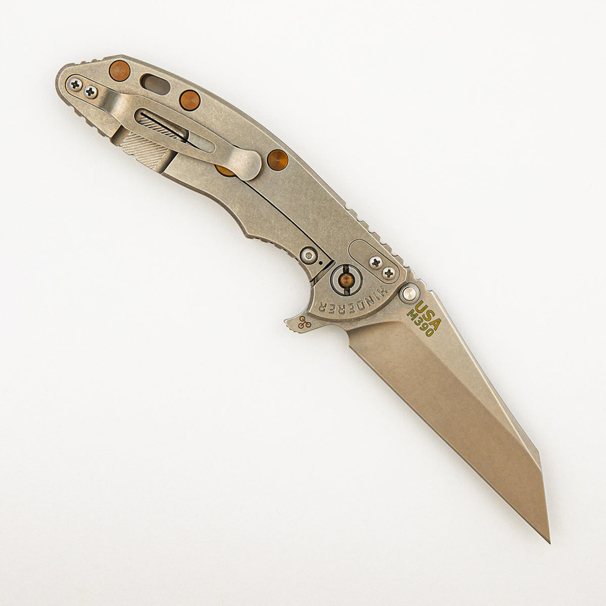 XM-18 3.5" - M390 Wharcliffe - No Choil - Tri-Way - Stonewash