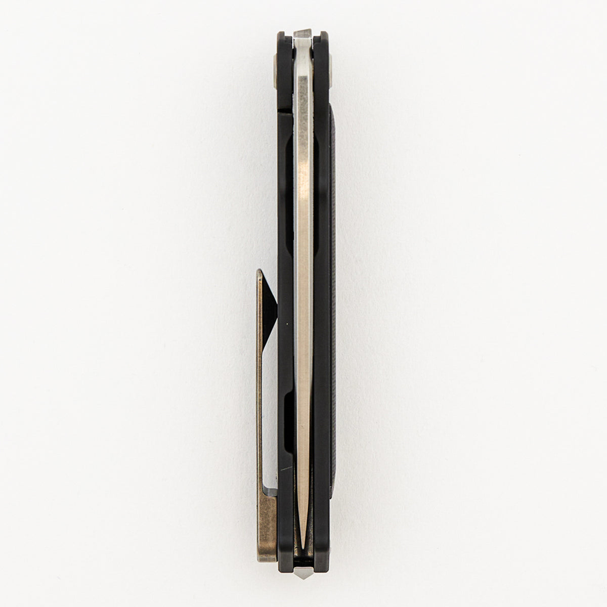 TFF-4 - Tanto S35VN Blade - Titanium Handle - Black G10 Inlay