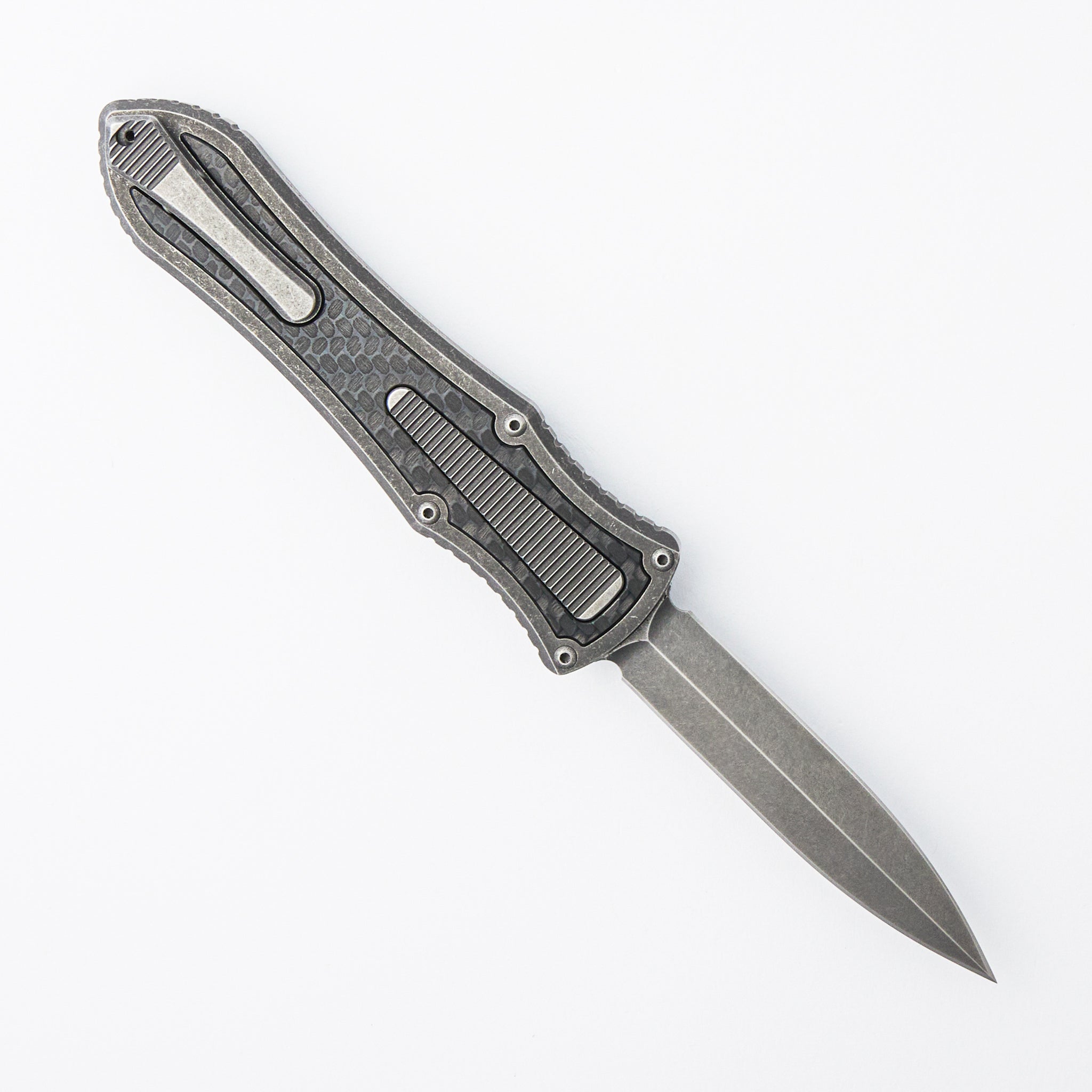 Deadlock Model C - Titanium Handle W/ Carbon Fiber Inlay - 20CV Blade