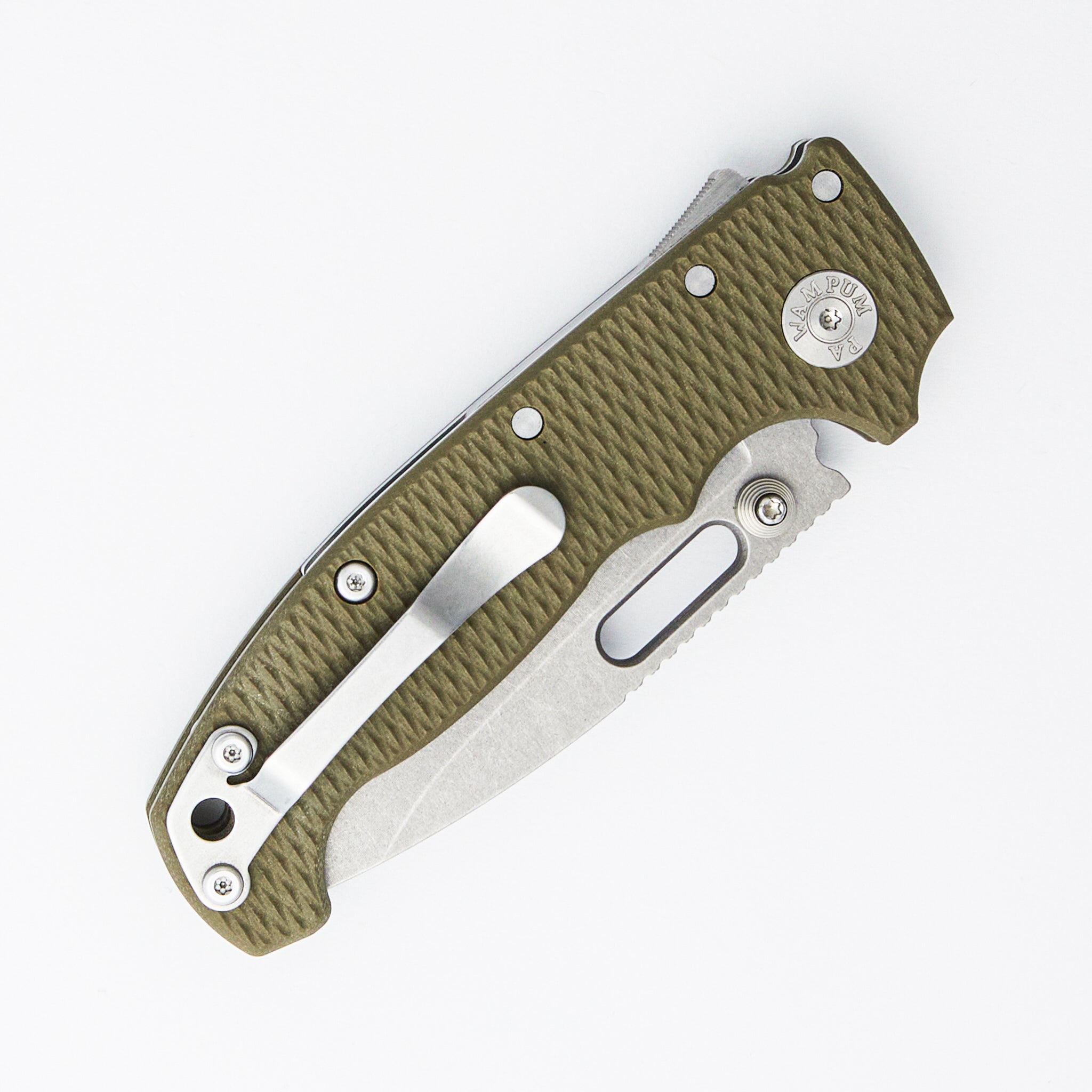AD20 - MagnaCut Blade - OD Green G10 Handle