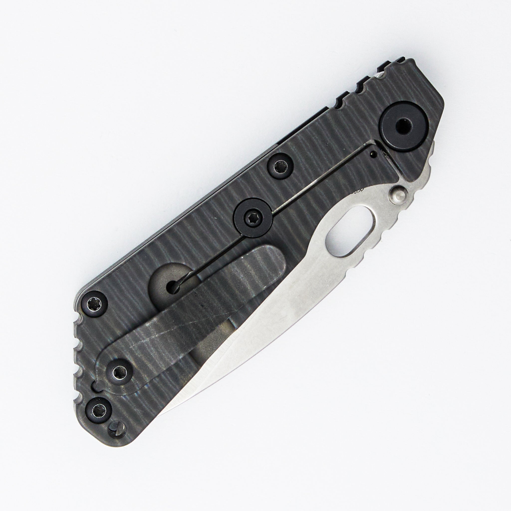 SNG Gunner Grip - Drop Point CTS-XHP Blade - Titanium/Black G10 Handle