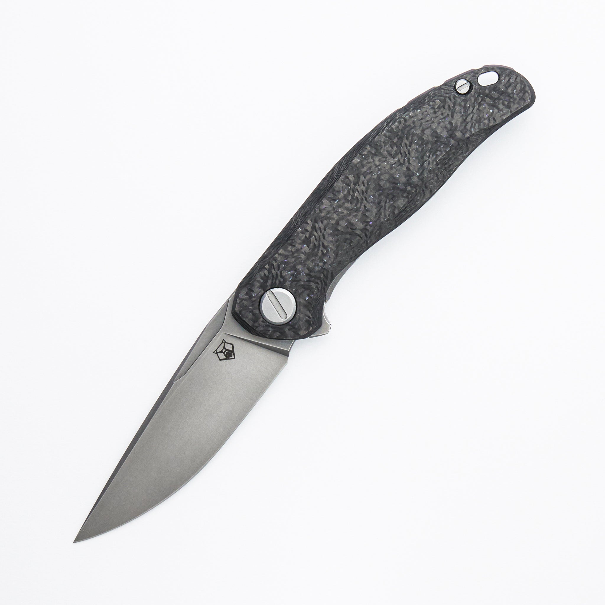 Stellar CF First Production – Purple Carbon Fiber Handle – MagnaCut Blade – MRBS