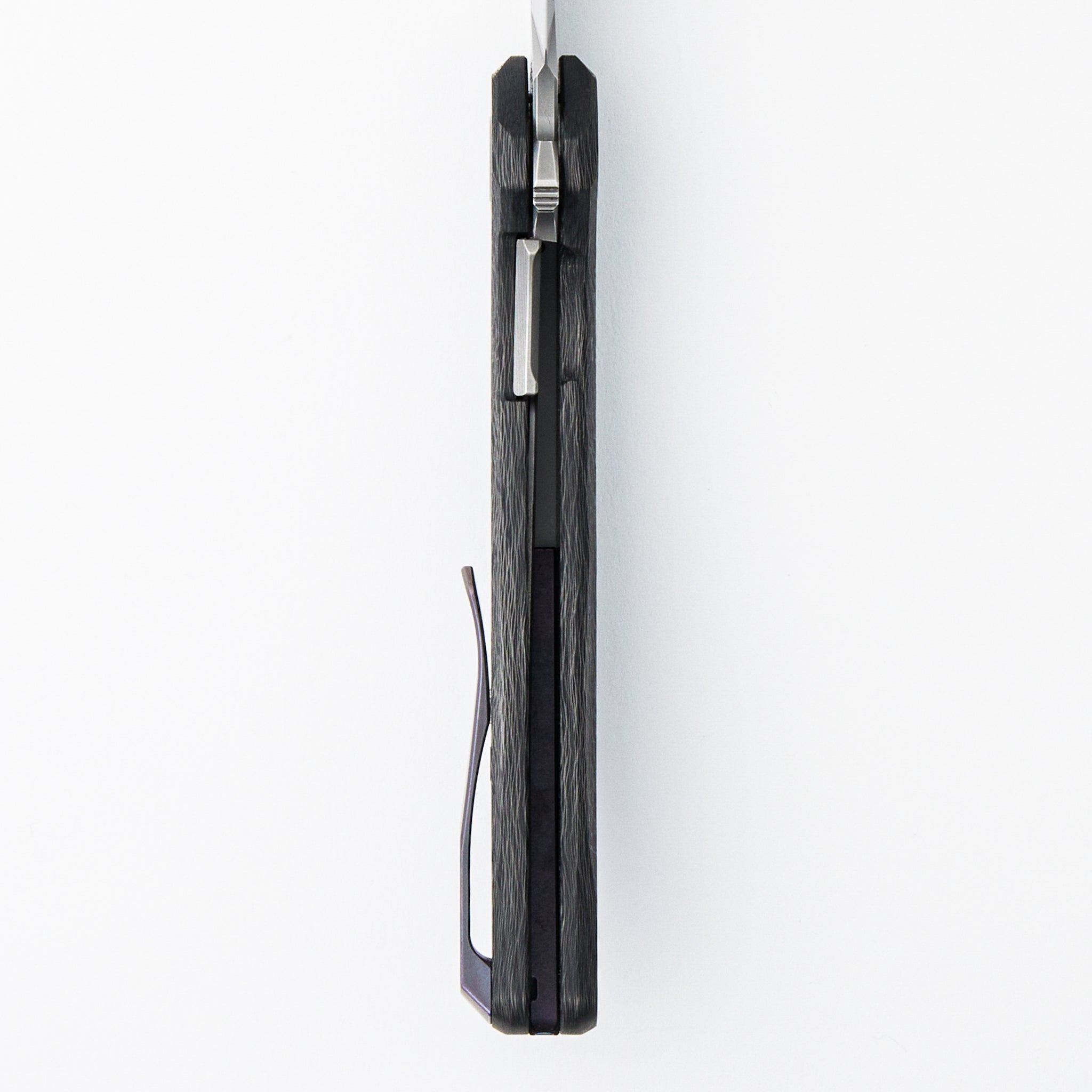 Stellar CF First Production – Purple Carbon Fiber Handle – MagnaCut Blade – MRBS
