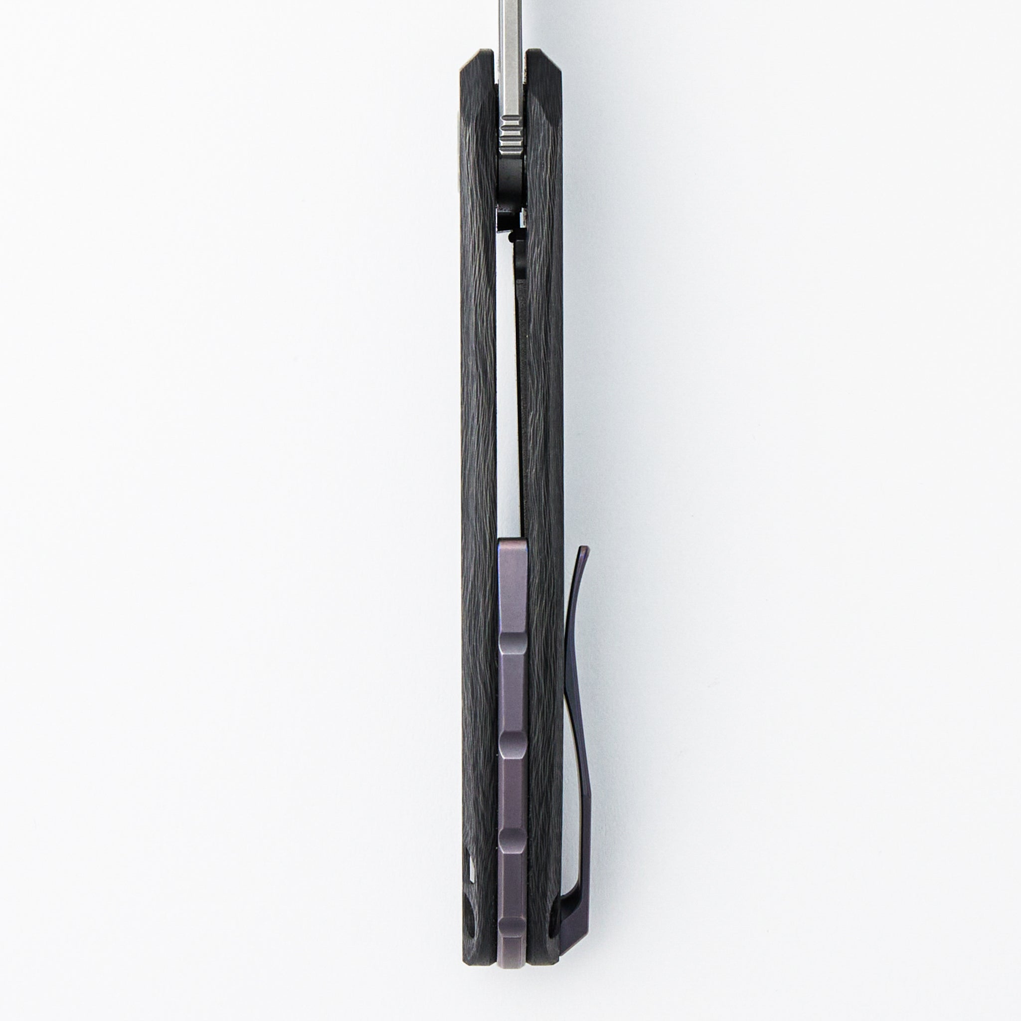 Stellar CF First Production – Purple Carbon Fiber Handle – MagnaCut Blade – MRBS