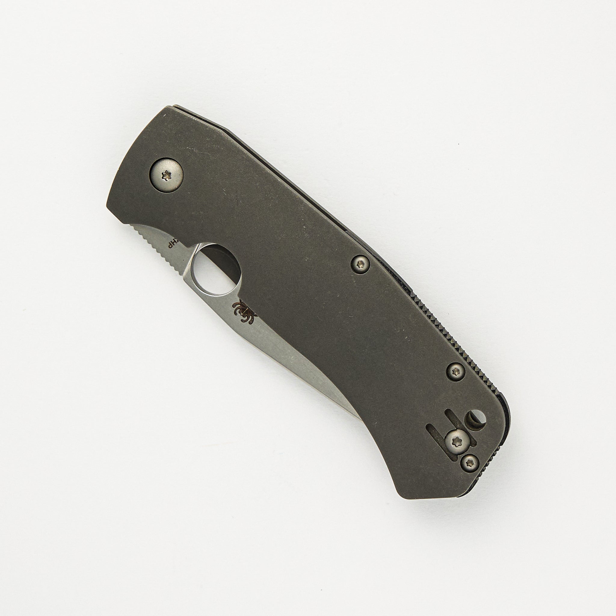 Slysz Bowie Folder - C186TIP - Titanium Handle - CTS-XHP Blade