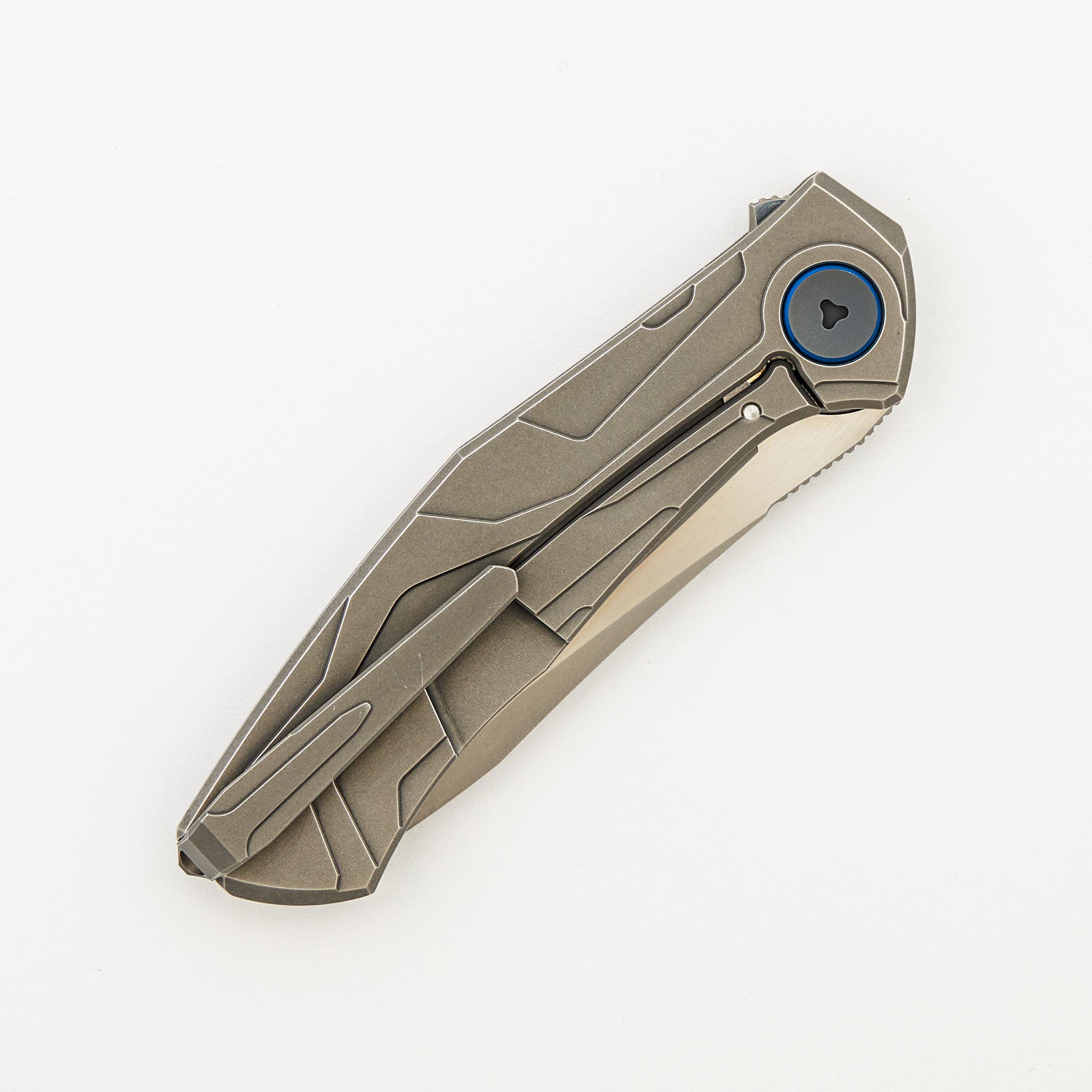 "Limited Edition" Kami Flipper - S110V Blade - Titanium Handle - MRBS (Sinkevich Design)