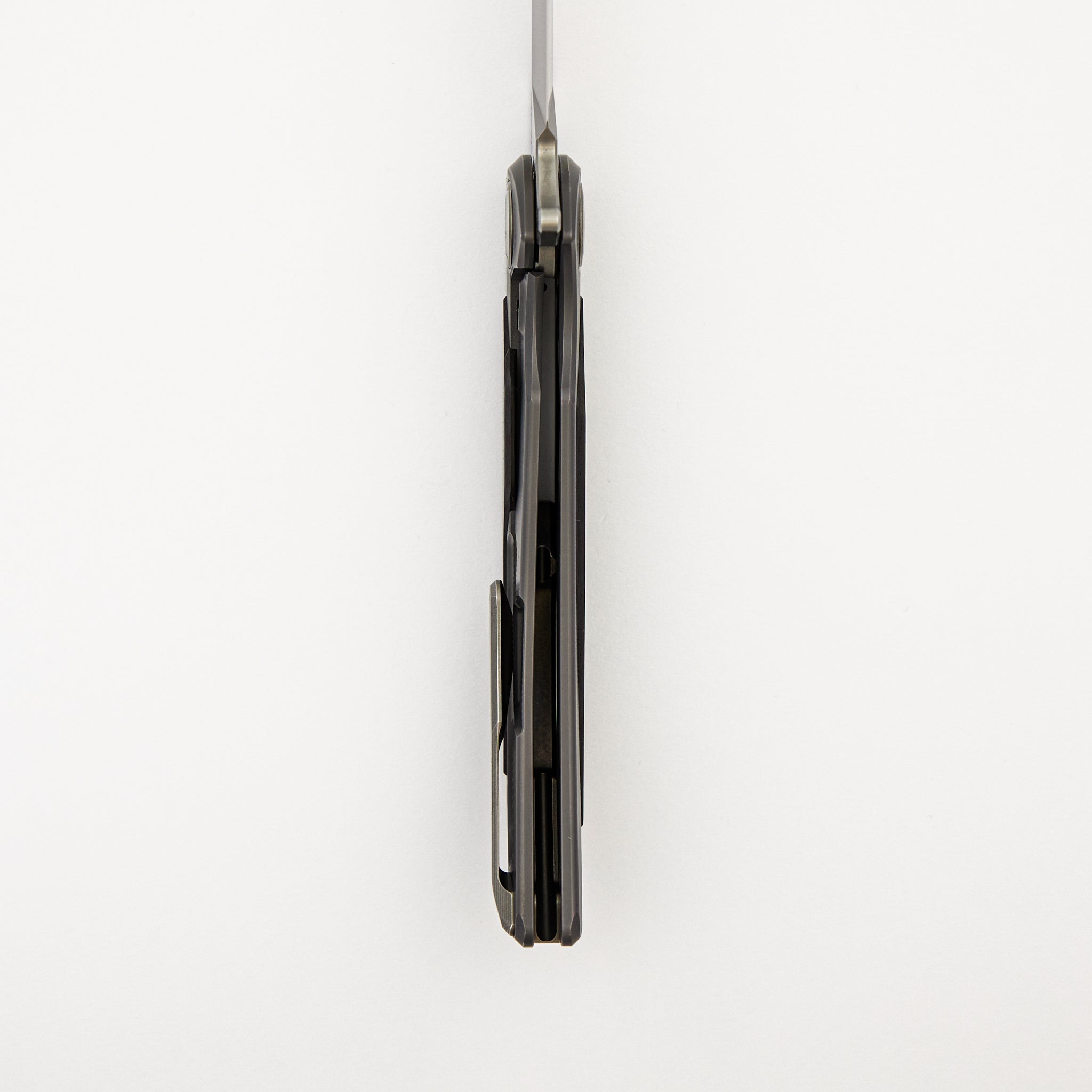 "Limited Edition" Molten Overkill - MagnaCut Blade - Titanium Handle W/ Lava & Ash CarboTi Inlays - SRRBS (RJ Martin Design)