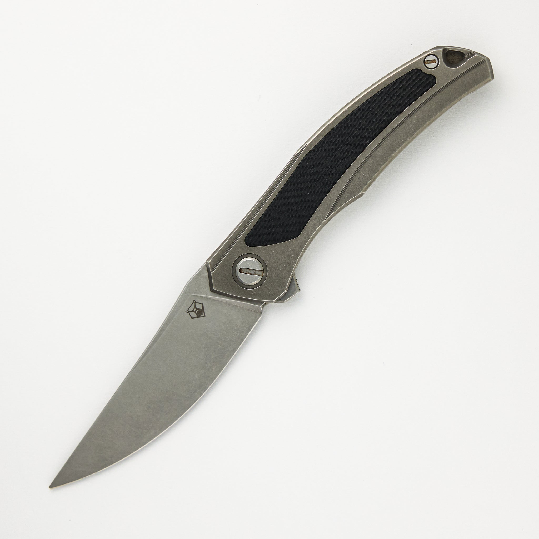 Ursus Quantum - Cromax PM Blade - Titanium Handle - Black G10 Inlay - SRBS