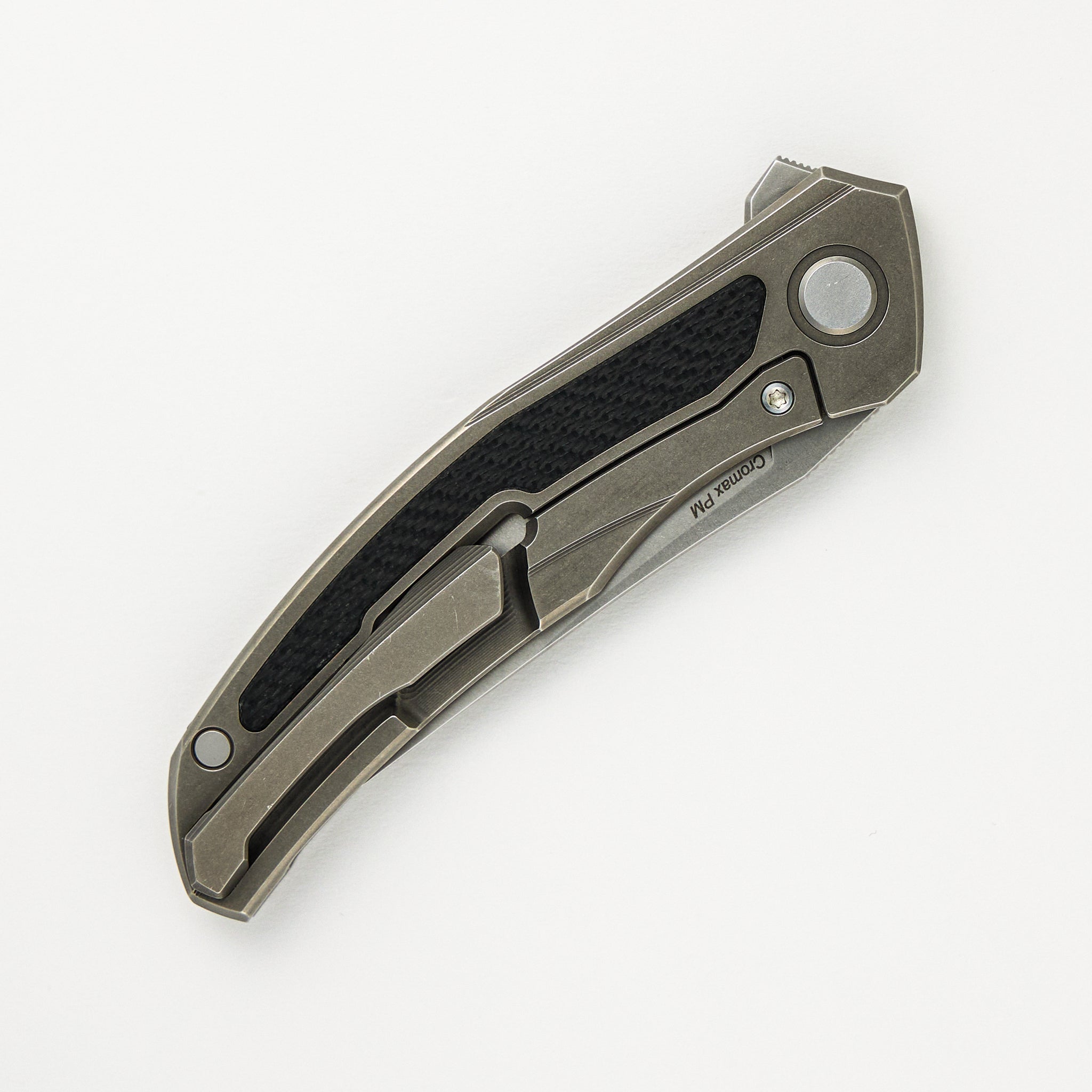 Ursus Quantum - Cromax PM Blade - Titanium Handle - Black G10 Inlay - SRBS