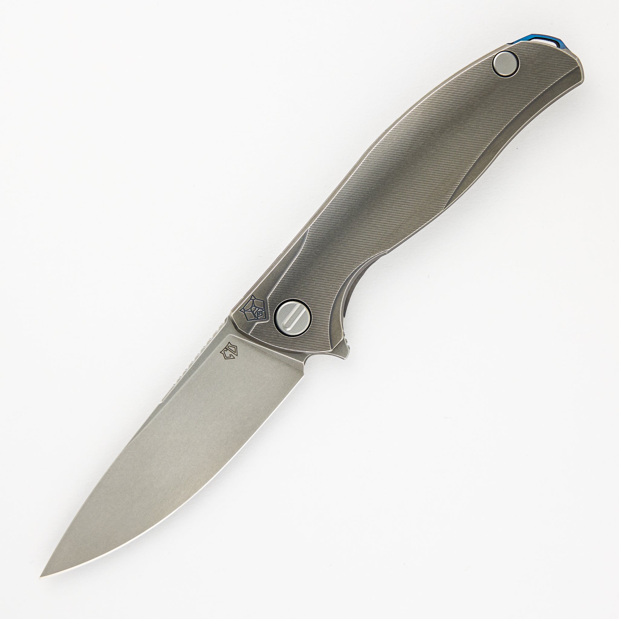 F5 Silk Slim Custom Division - Titanium Handle - S90V Blade - SRRBS
