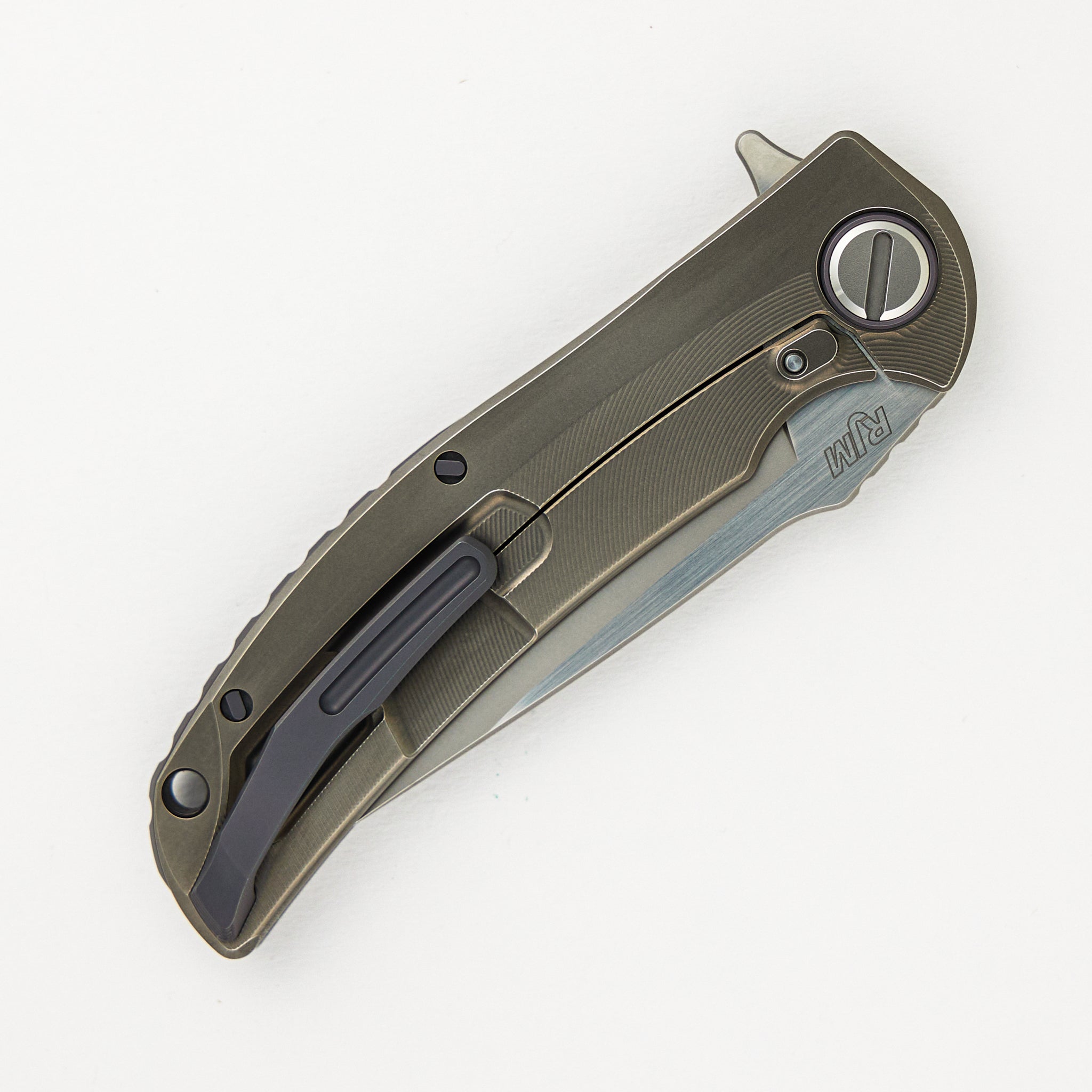 "Limited Edition" Russian Overkill - M398 Blade - Titanium Handle - RBS (RJ Martin Design)