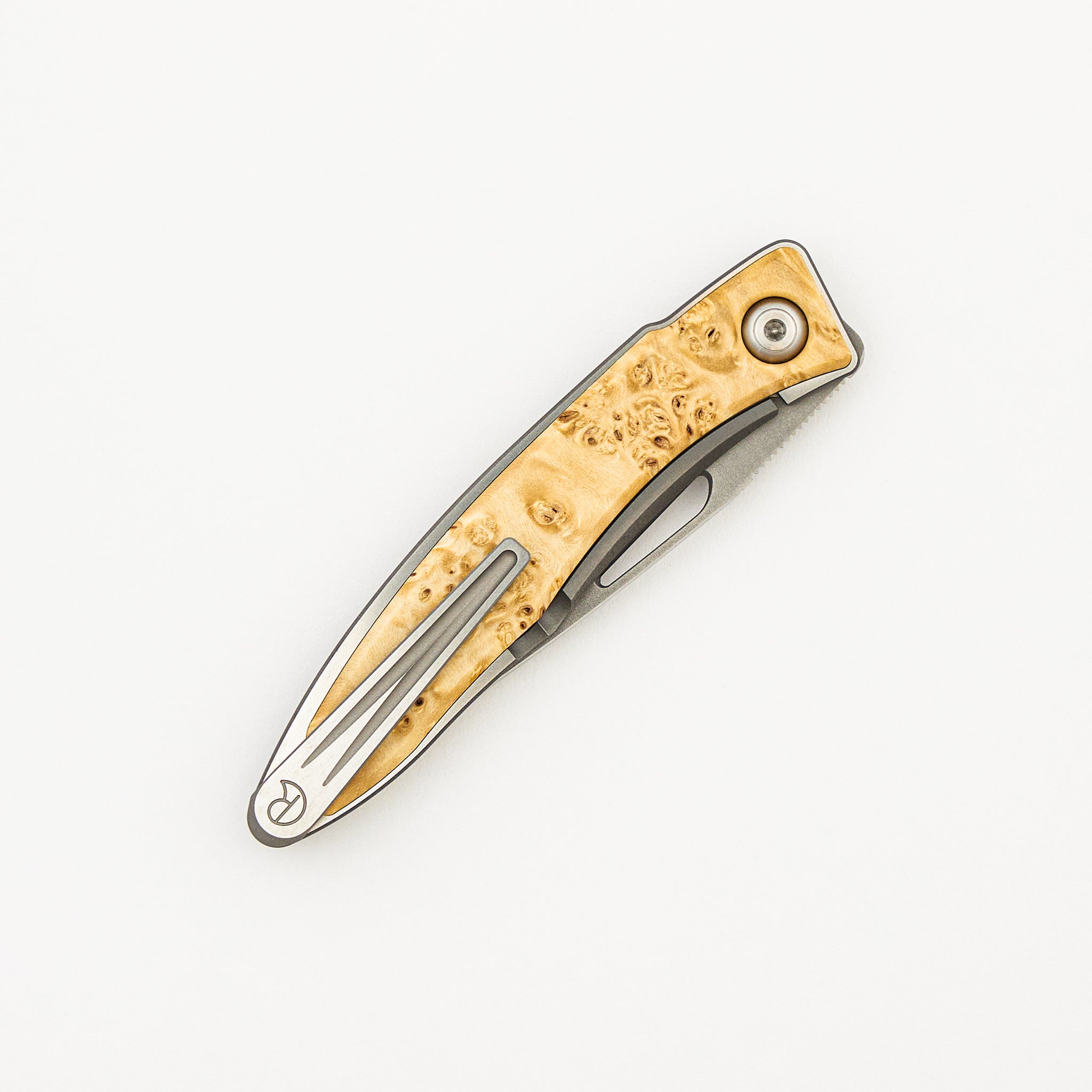 Mnandi - Box Elder Inlay - CPM MagnaCut Blade
