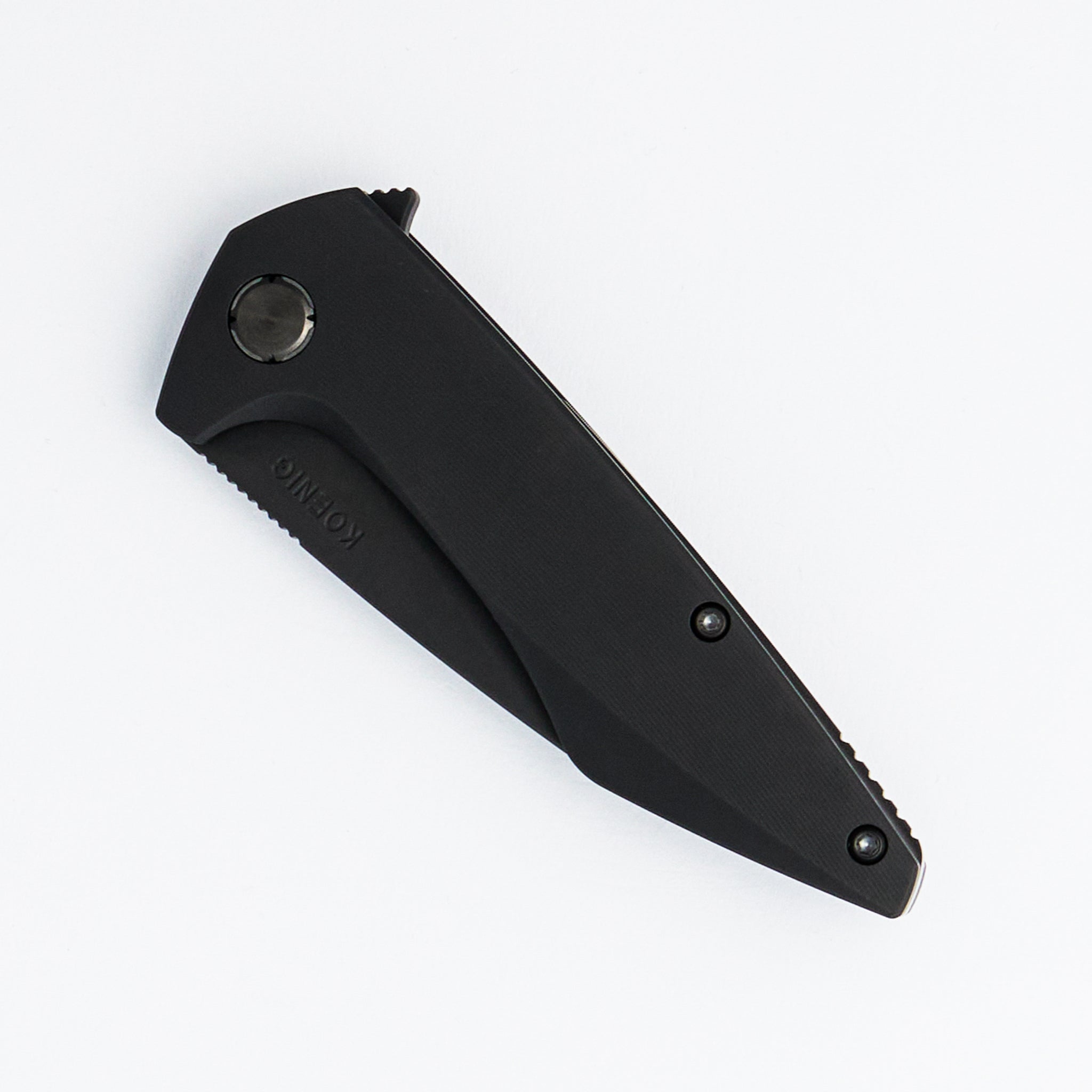 Mini Goblin - Smooth DLC Titanium Handle - DLC Hardware - Matte DLC M390 Blade