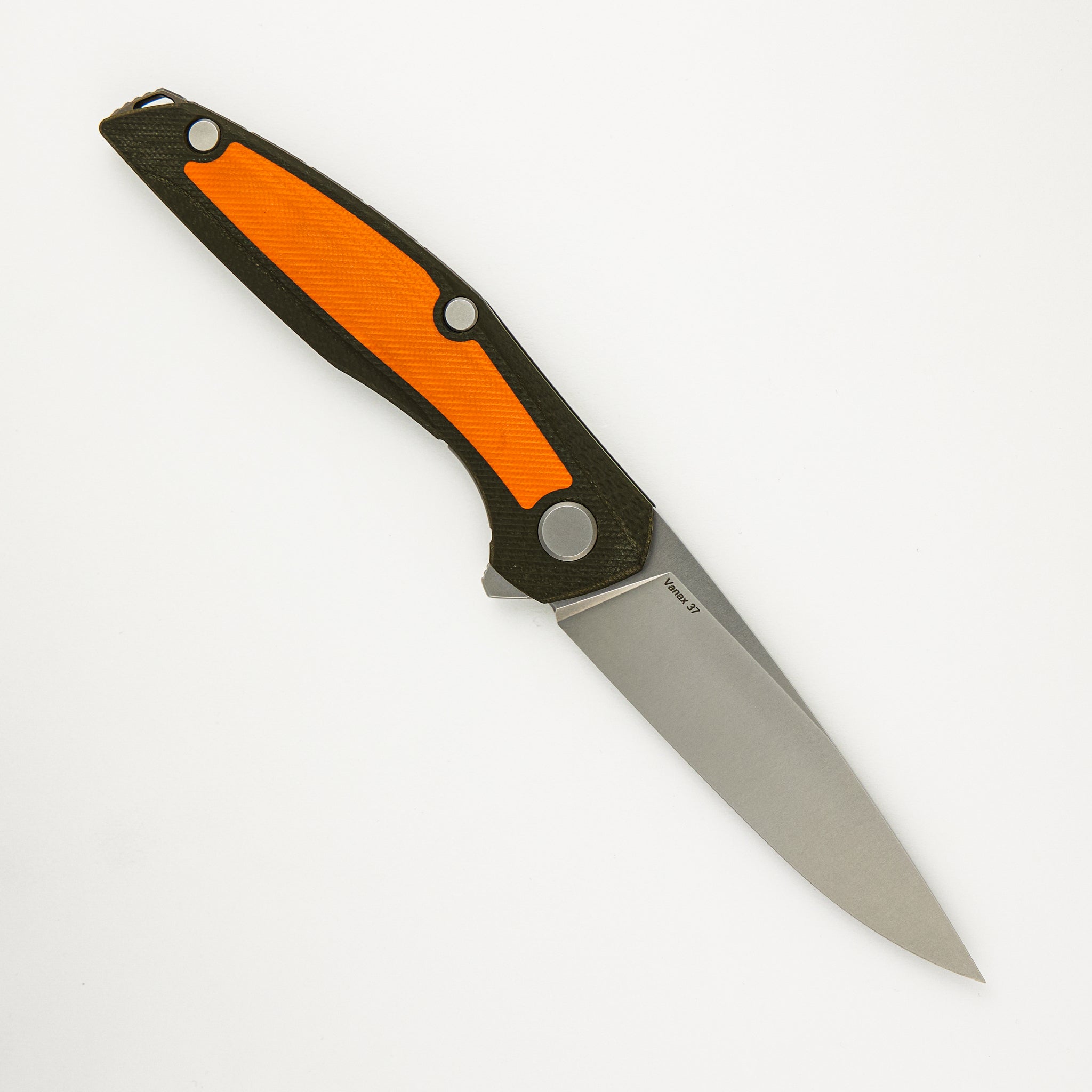 111 - Outdoor Special Edition - Vanax 37 Blade - Green/Orange G10 Handle - MRBS