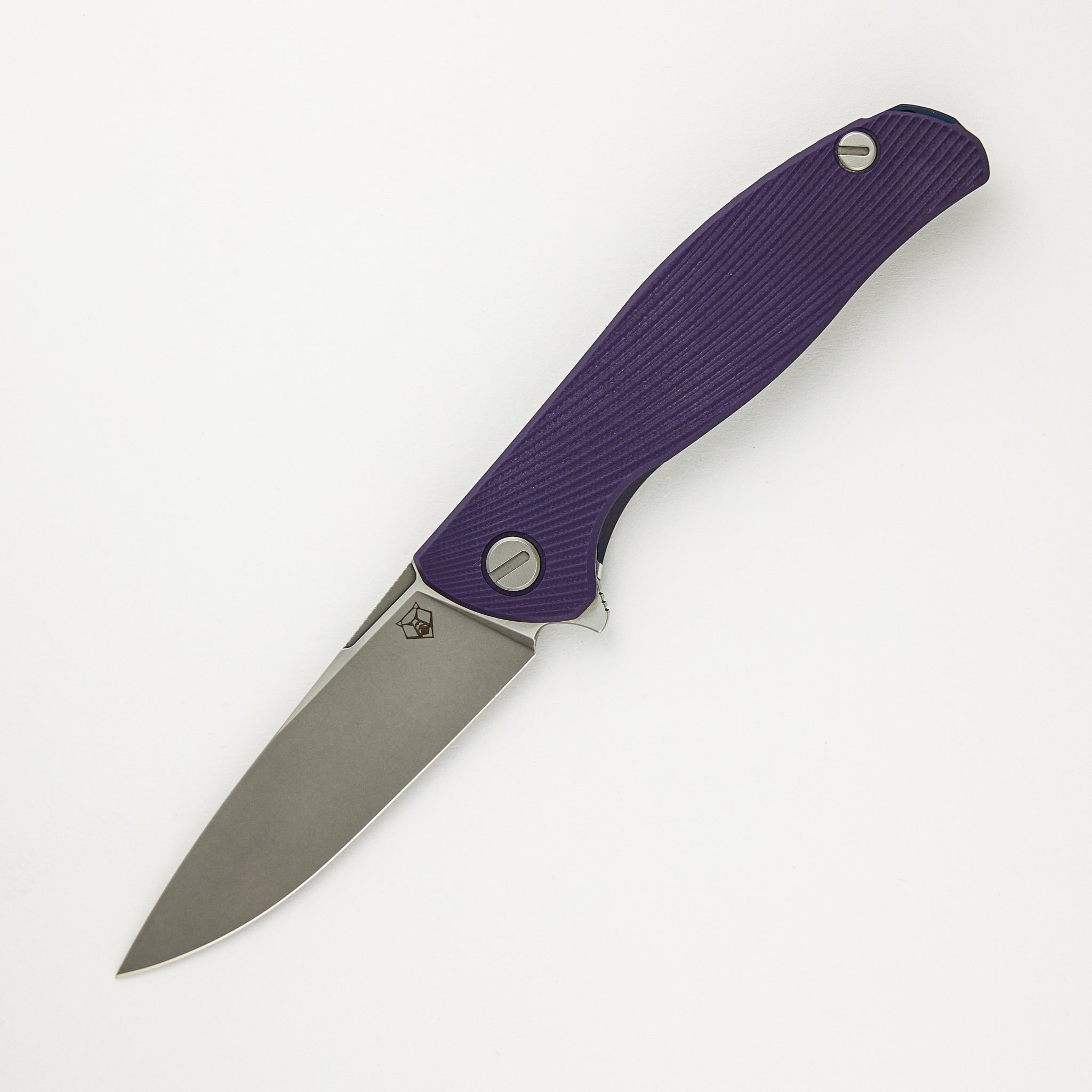 Hati TS - M390 Blade - Titanium/Purple G10 Handle - MRBS