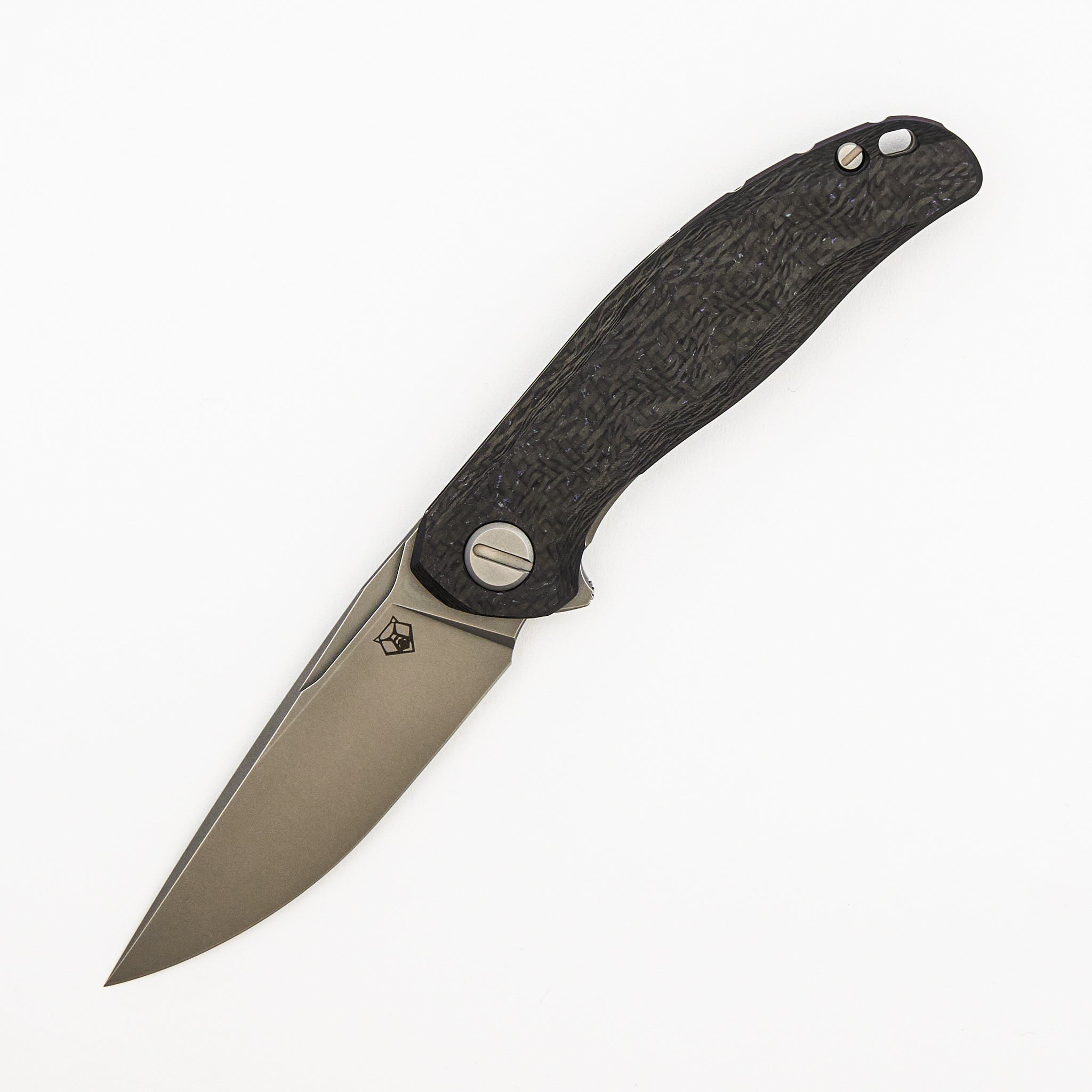 Stellar CF First Production – Purple Carbon Fiber Handle – MagnaCut Blade – MRBS
