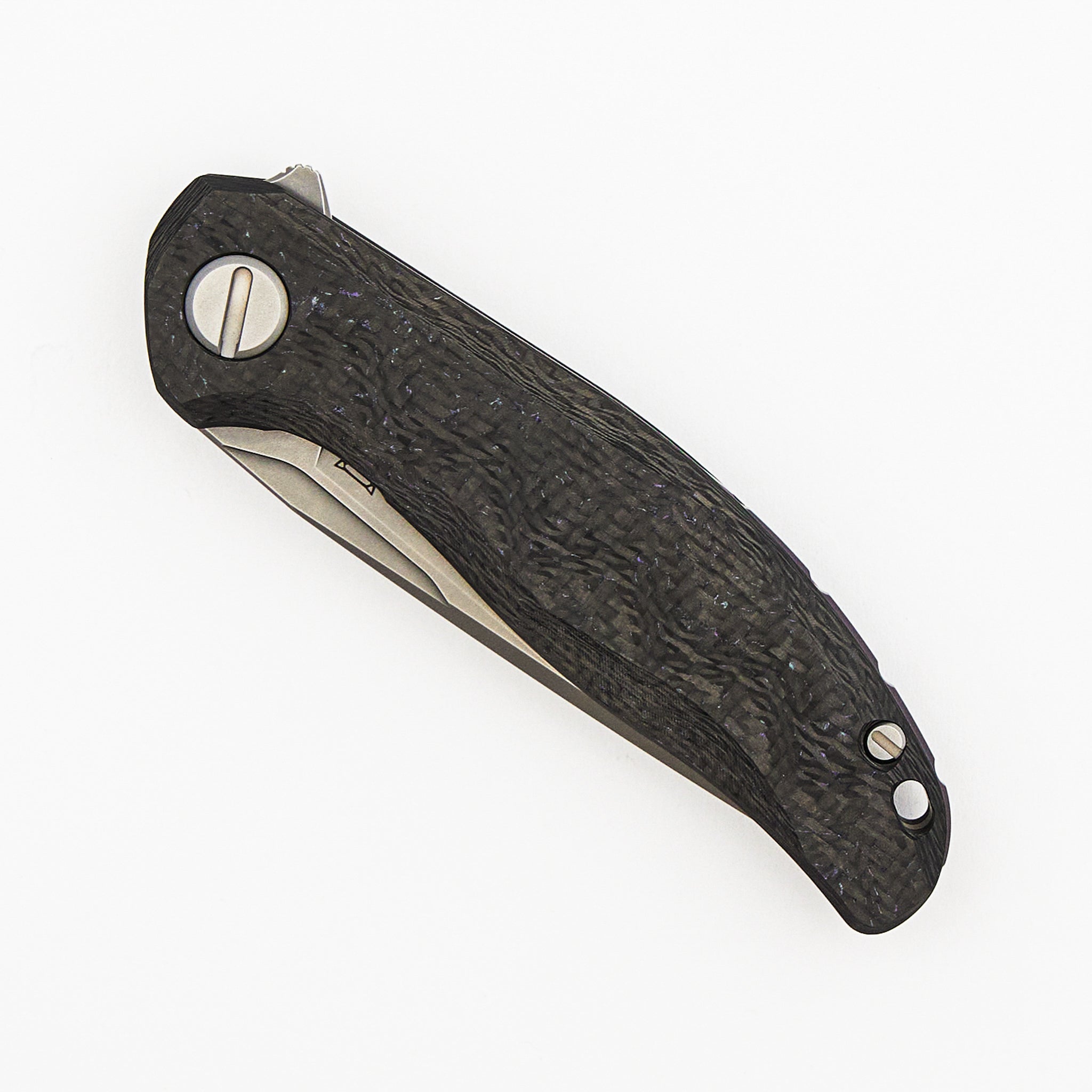 Stellar CF First Production – Purple Carbon Fiber Handle – MagnaCut Blade – MRBS