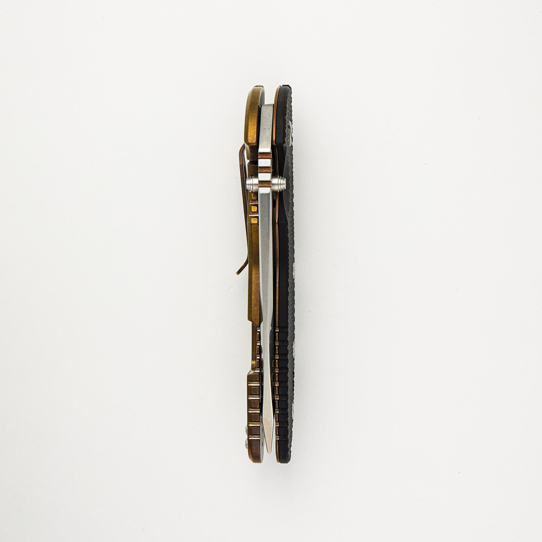 XM-24 - Spearpoint S35VN Blade - Battle Bronze - Black G10 Handle