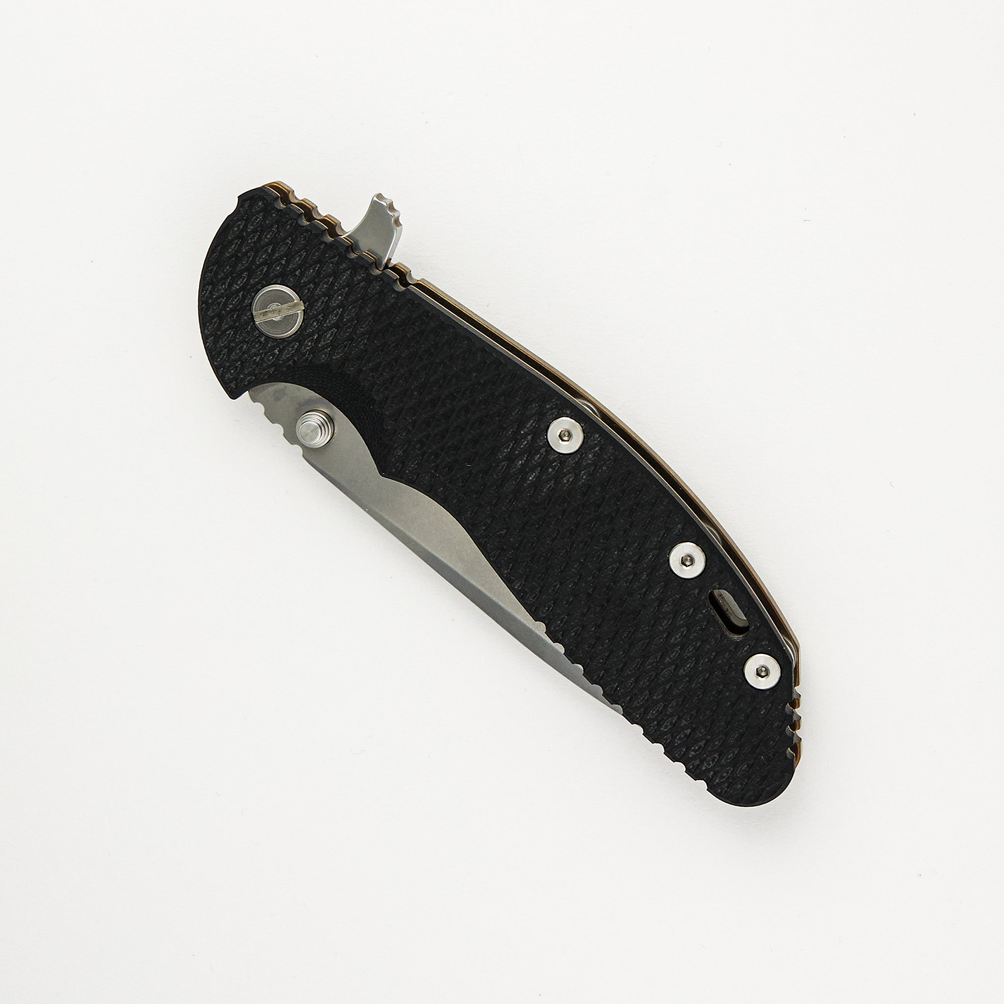 XM-24 - Spearpoint S35VN Blade - Battle Bronze - Black G10 Handle