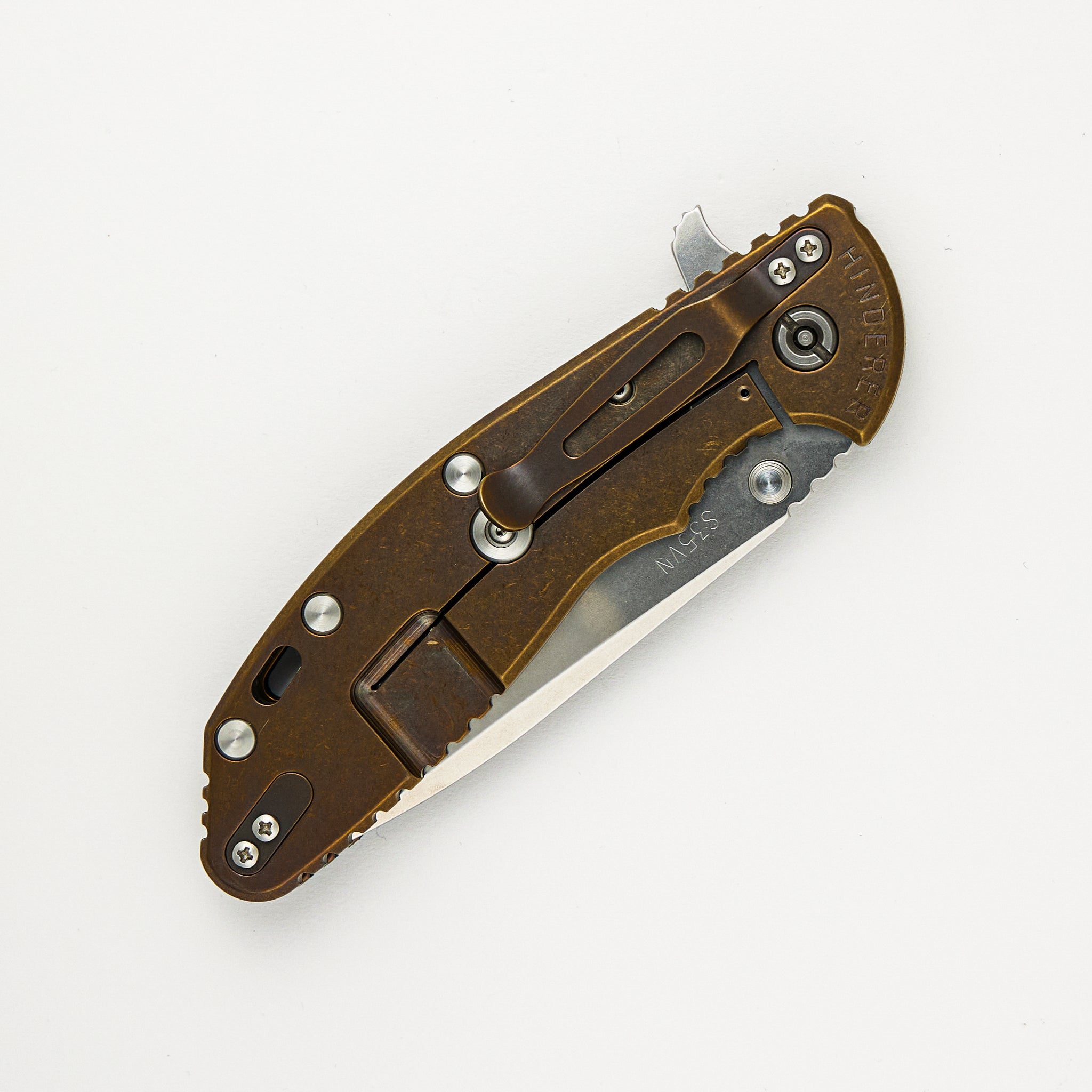 XM-24 - Spearpoint S35VN Blade - Battle Bronze - Black G10 Handle