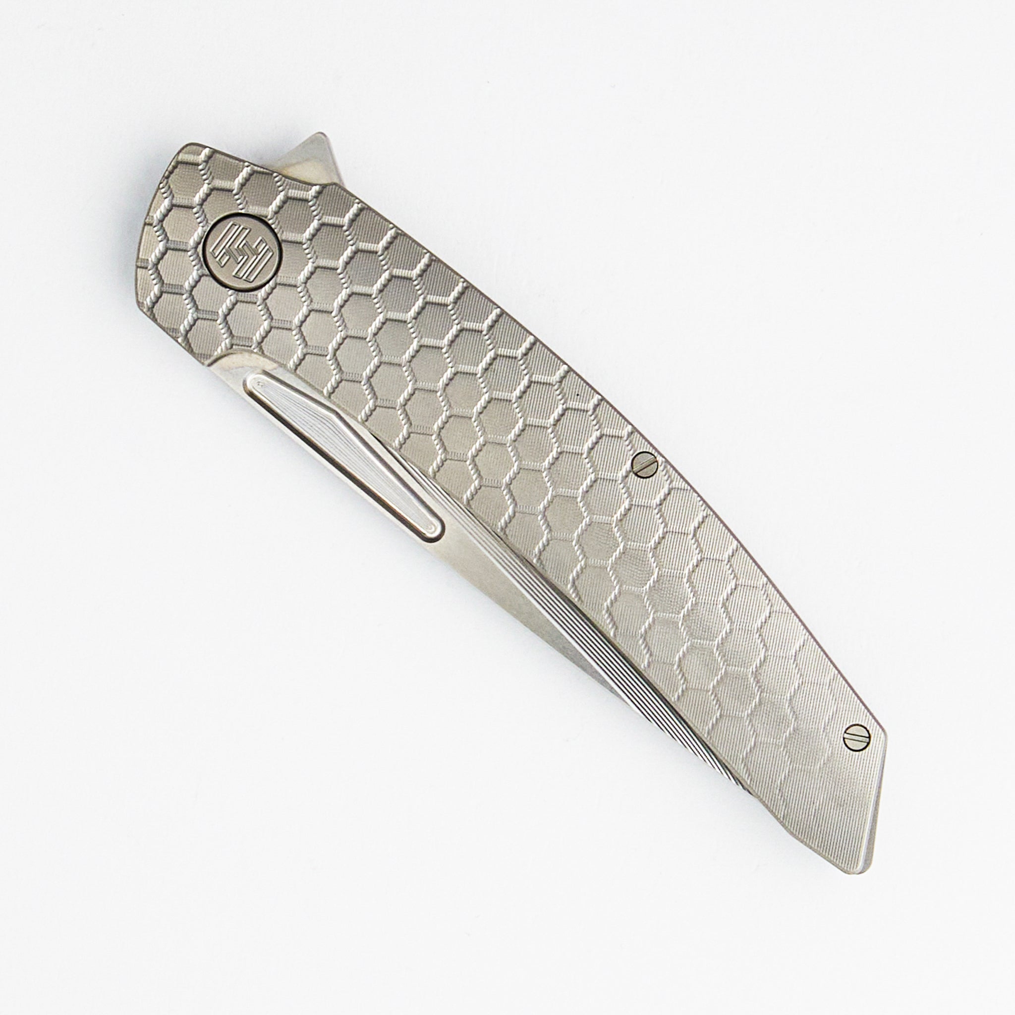 Model T Gen. 2 - Fade Honeycomb Titanium Handle - RWL-34 Blade