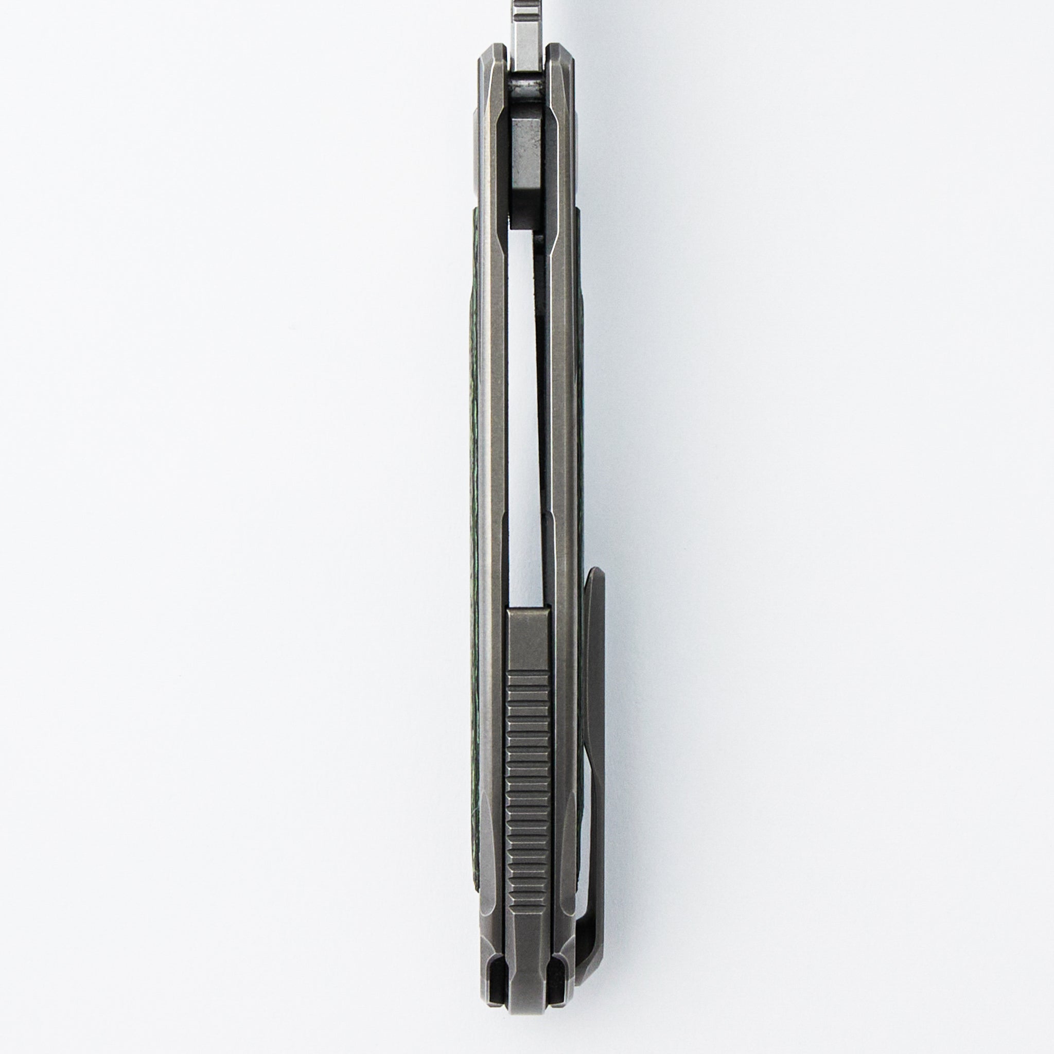 F95R NL - M390 Blade - Titanium Handle - Jungle Wear Carbon Fiber Inlays - MRBS