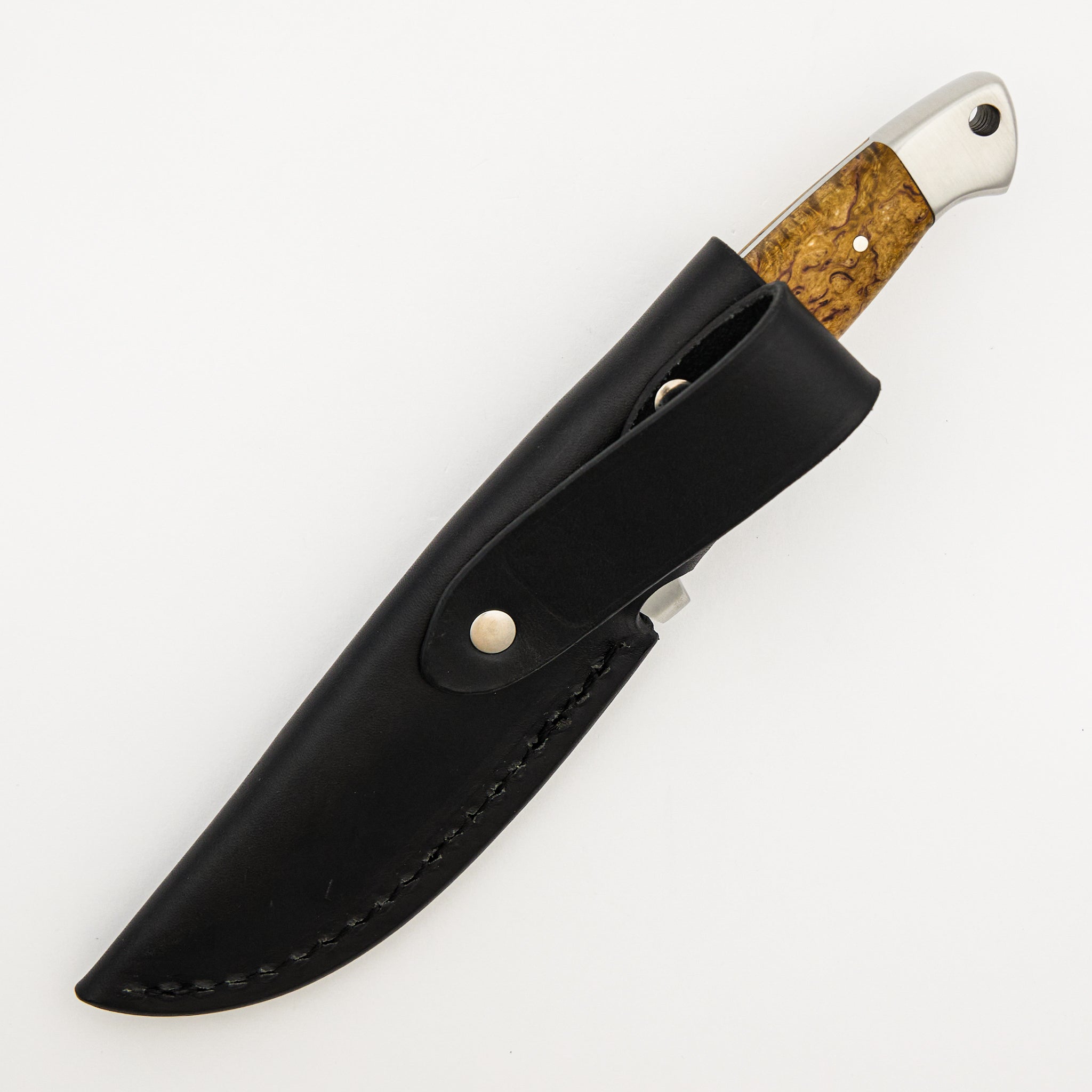Vollintegral 2.0 Fixed Blade - Curly Birch Handle