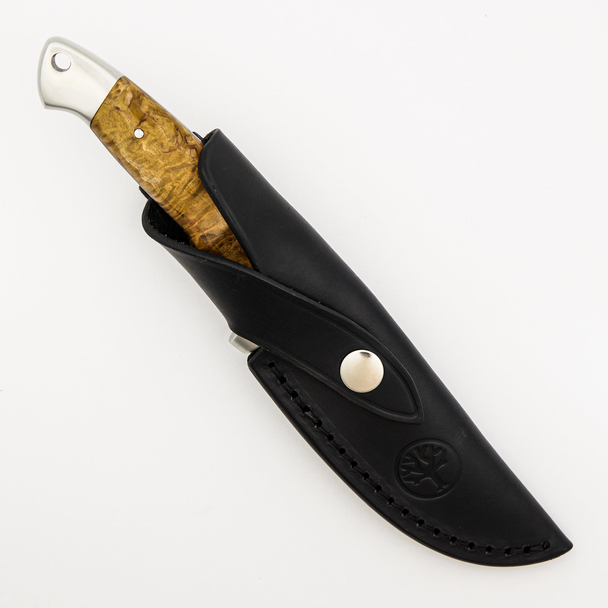 Vollintegral 2.0 Fixed Blade - Curly Birch Handle