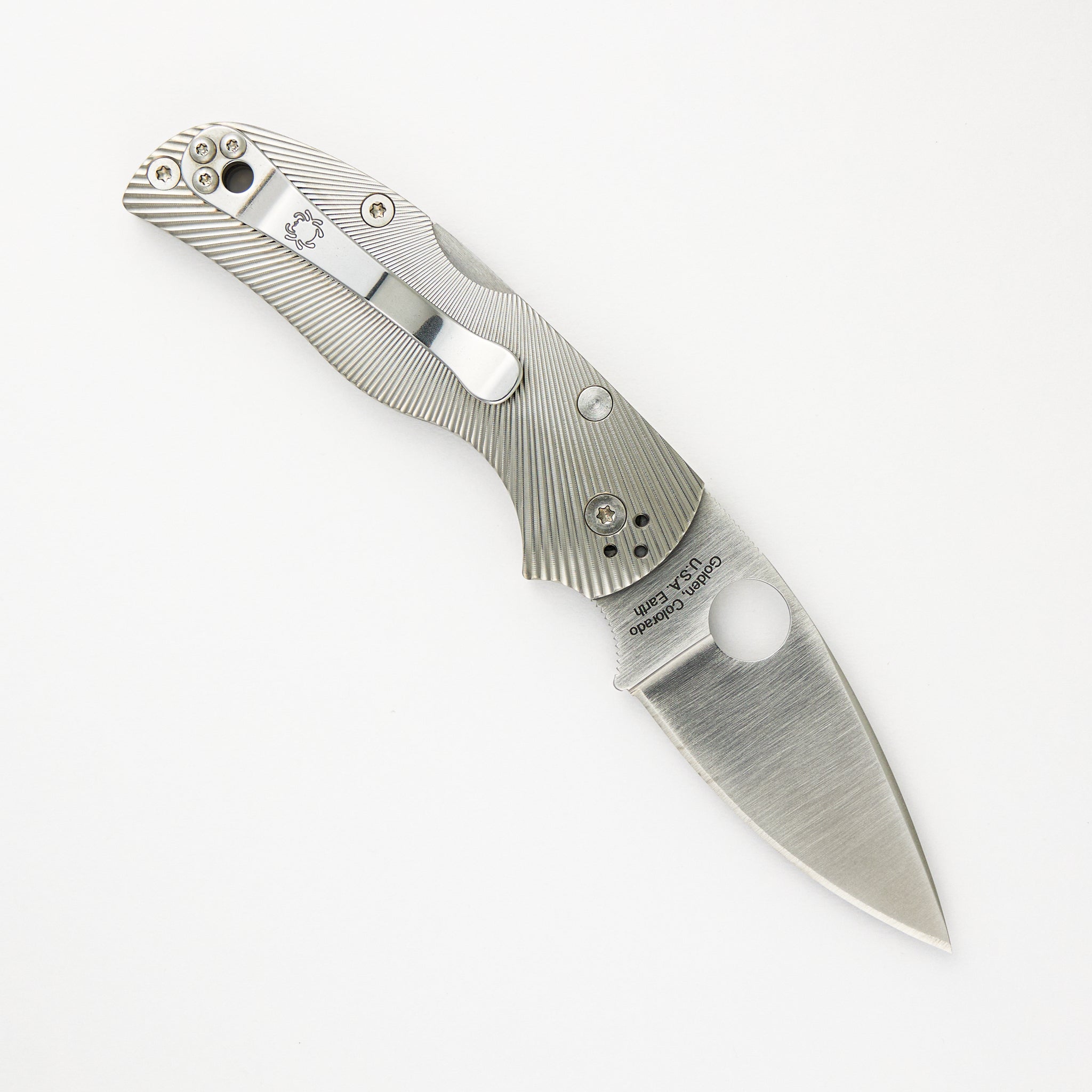 Native 5 - Fluted Titanium Handle - CPM S35VN Blade