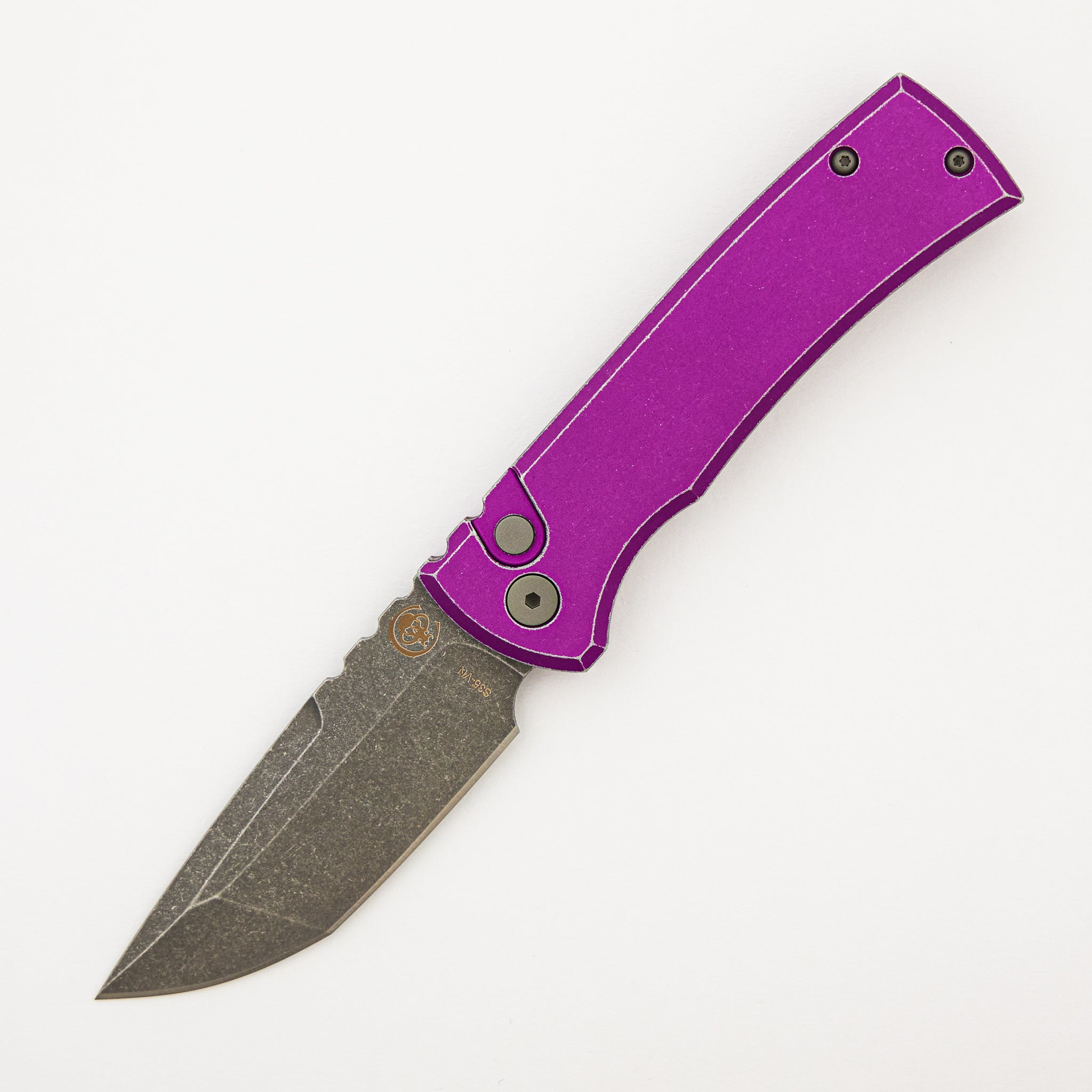 Redencion 229 Auto - Battle Worn Tanto - Purple Aluminum Handle