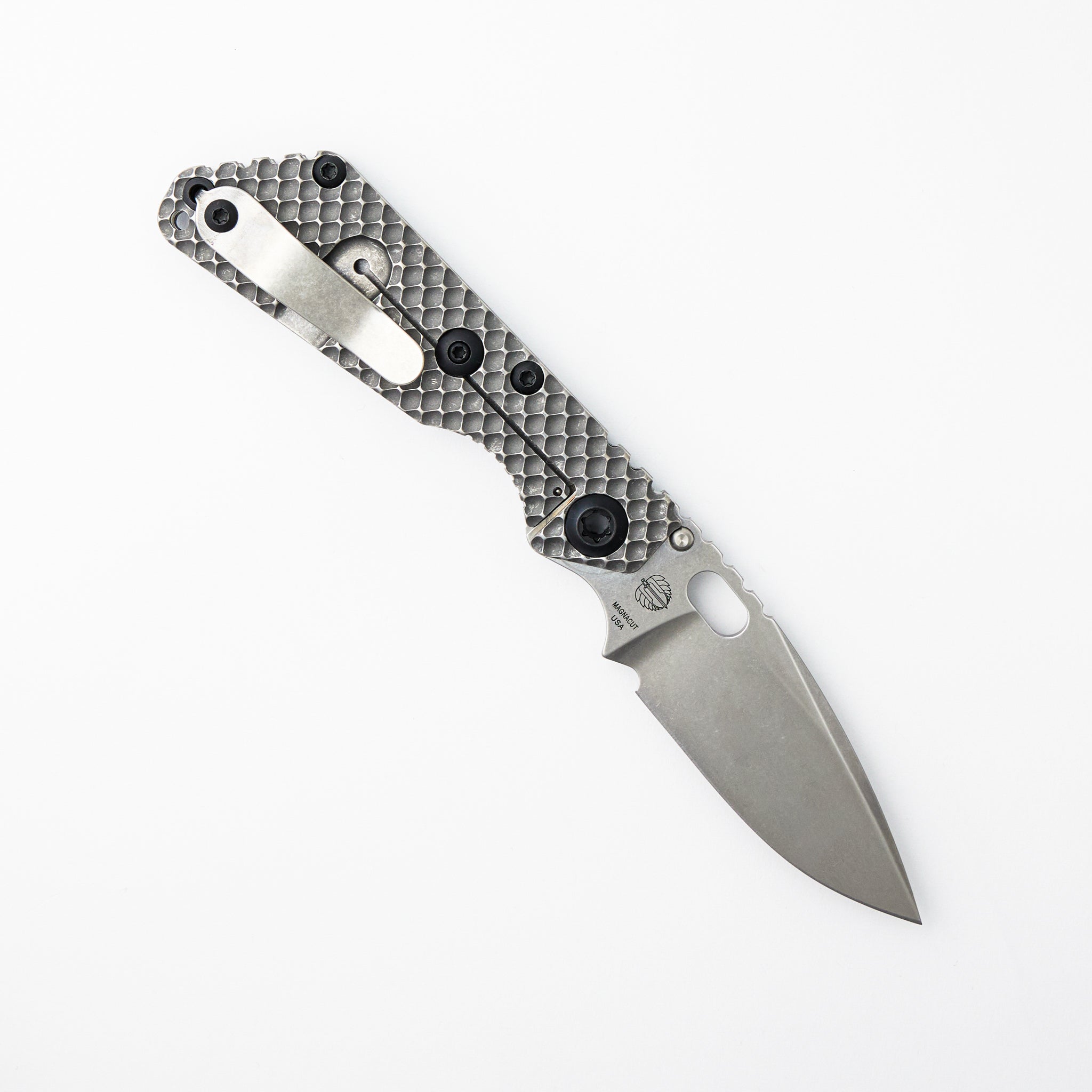 SNG DGG - Drop Point MagnaCut Blade - Titanium Handle