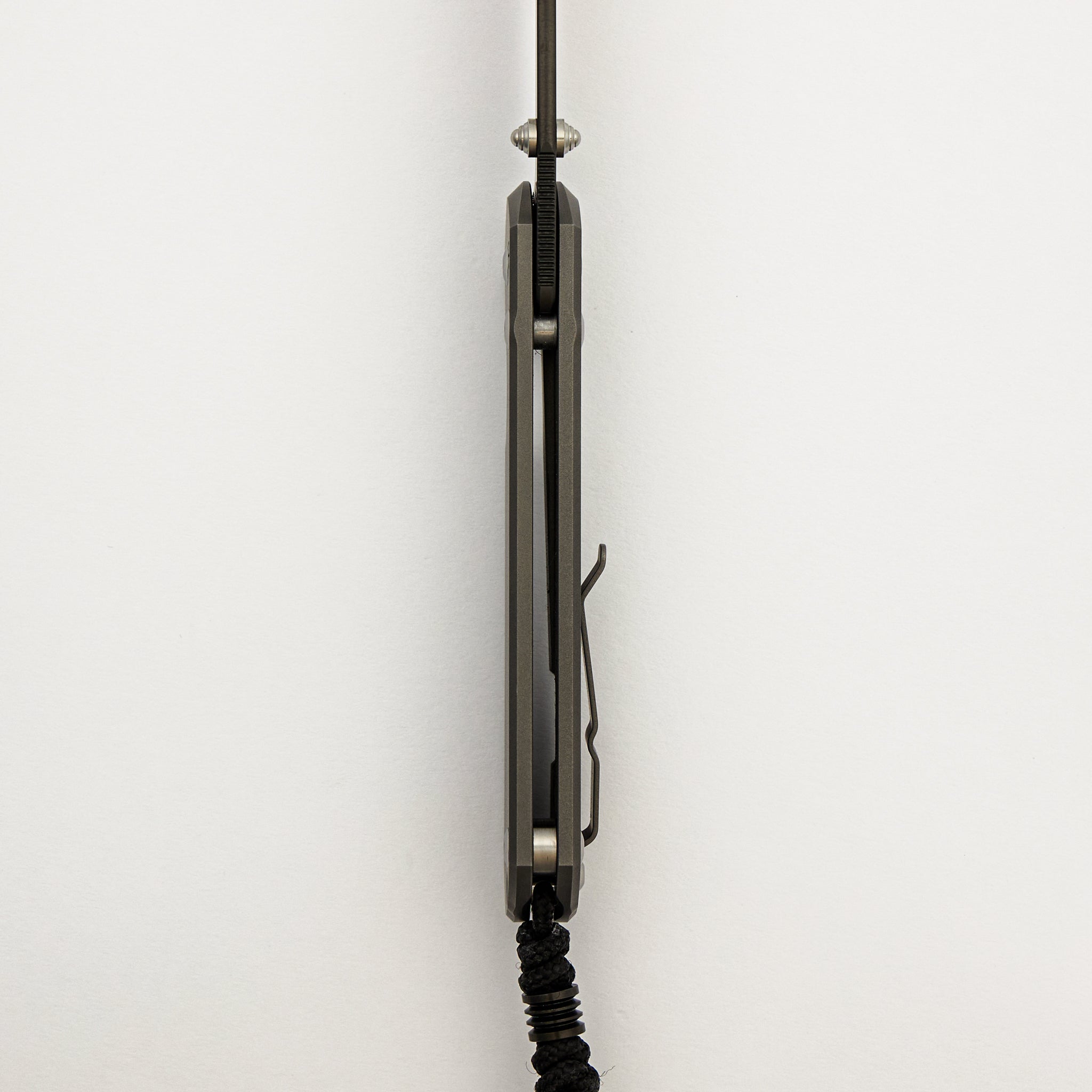 Large Sebenza 31 - DLC Coated Drop Point CPM S45VN - Glass Blasted - Silver Double Lugs