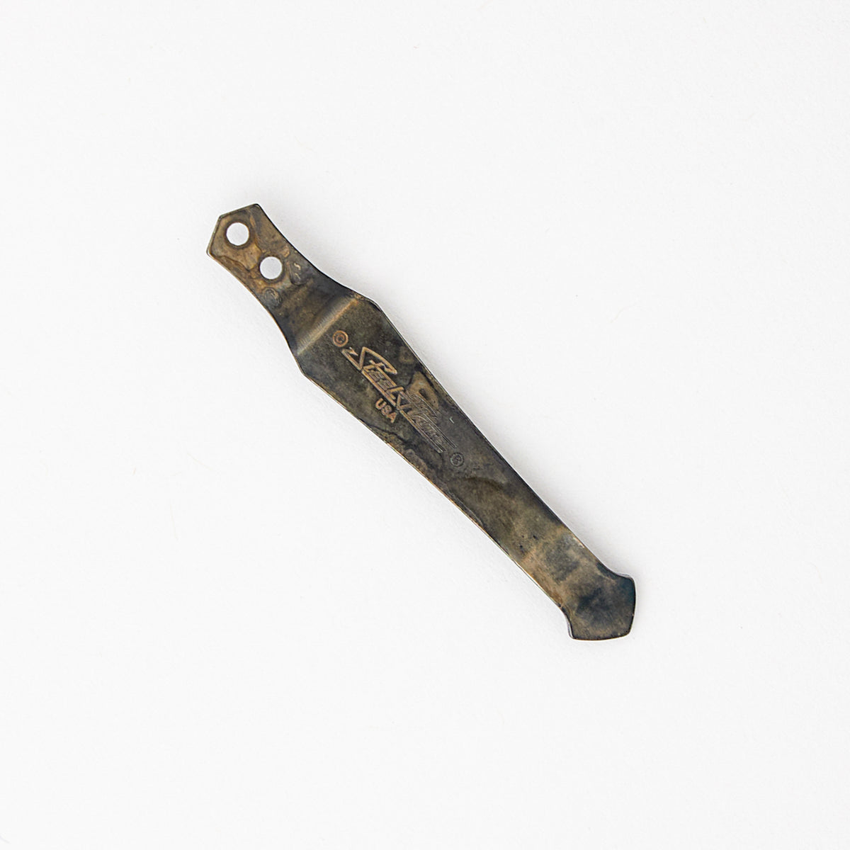 Silver Dog Paw 2 Hole Clip