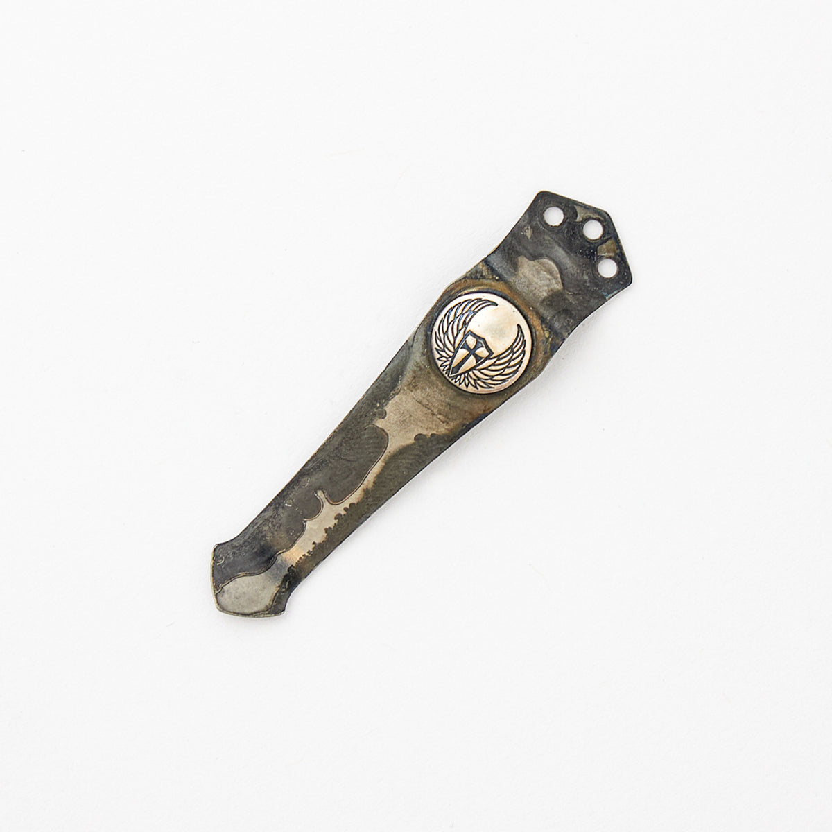 Silver Winged Crusader 3 Hole Pocket Clip