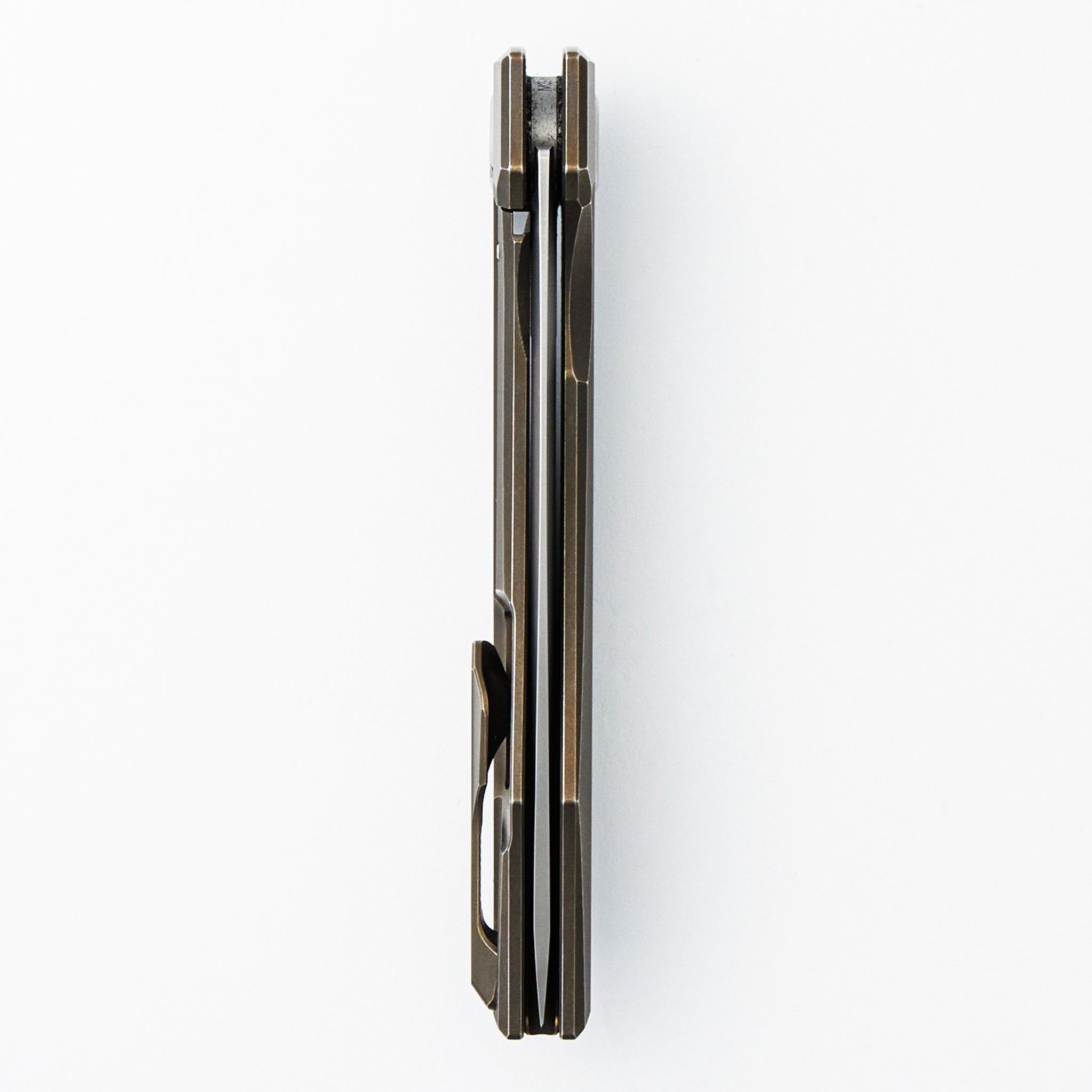 RKMP B - M398 Blade - Bronze Titanium Handle - SRRBS (Charles Marlowe Design)