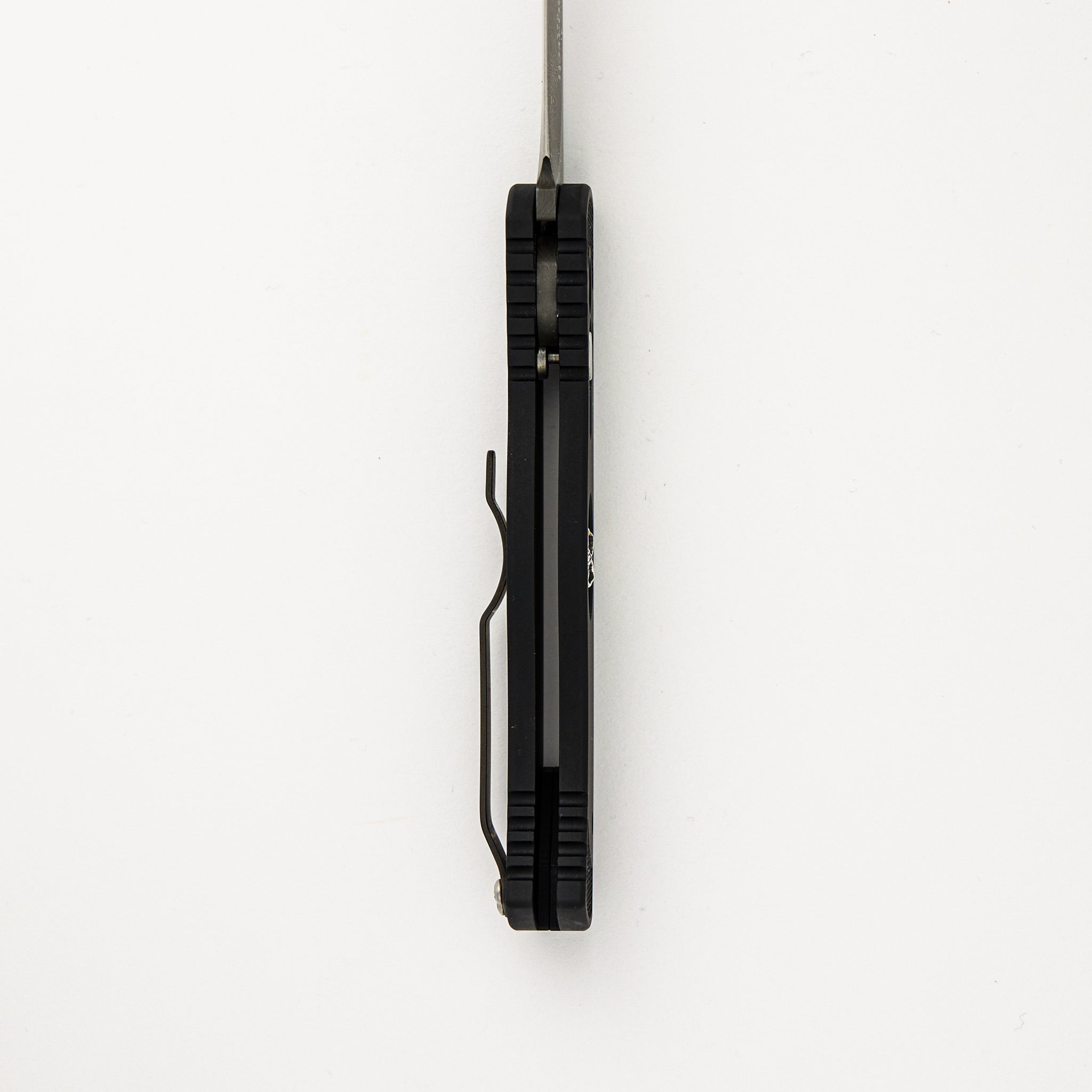 TR-2 - Black Aluminum Handle W/ Shaw Skull - Chad Nichols Blade - Custom Limited Edition #34 of 40