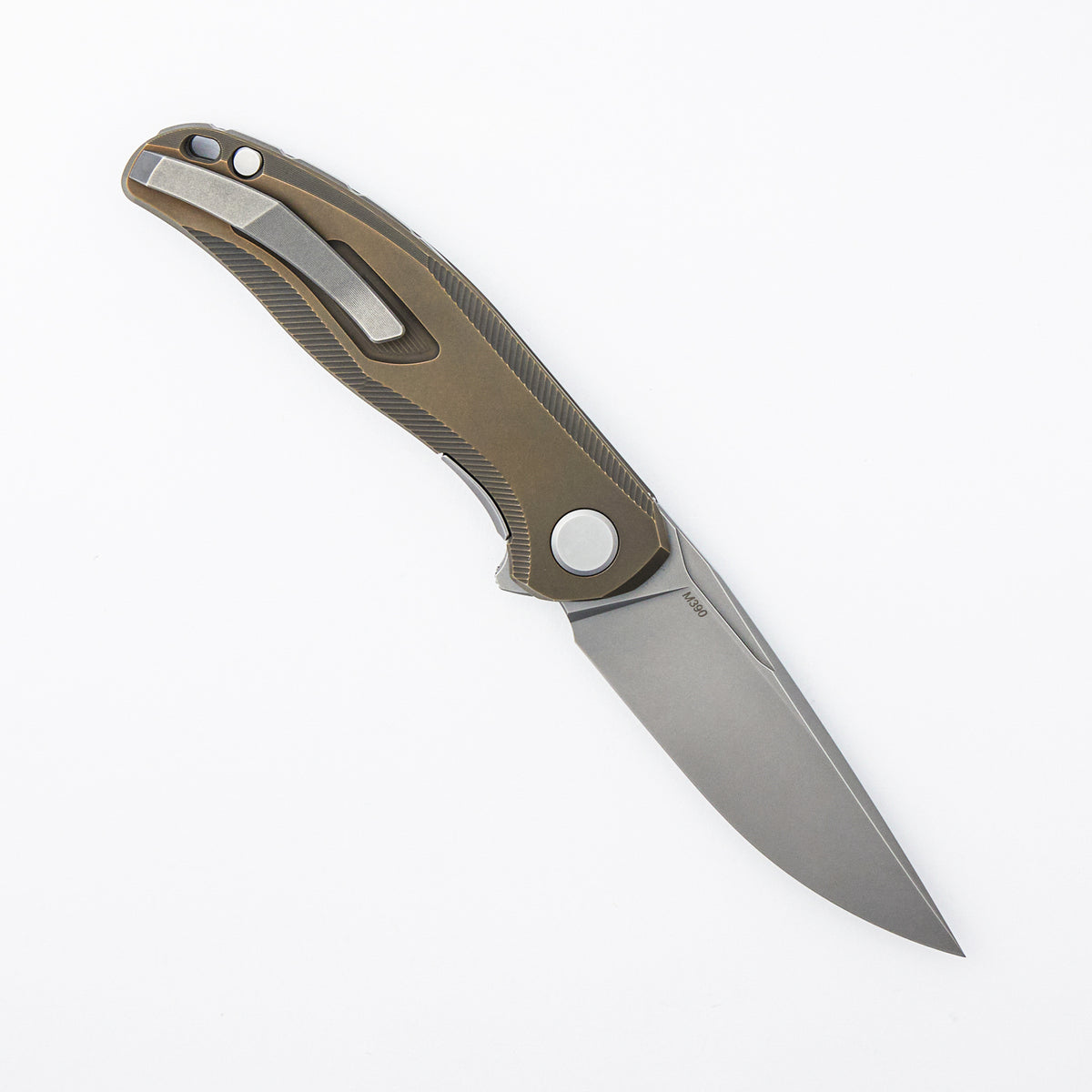 Stellar – Bronze Titanium Handle – M390 Blade – MRBS