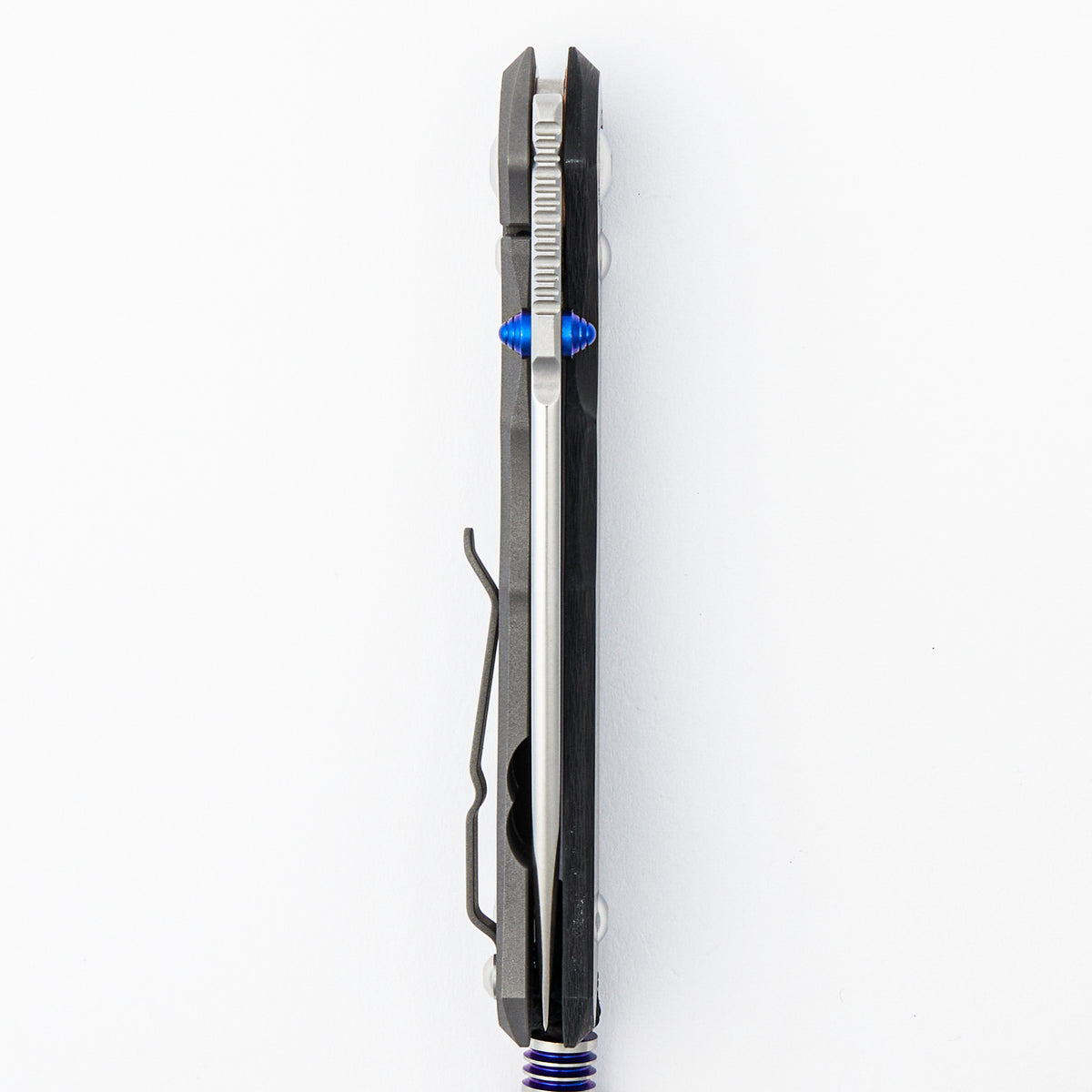 Large Inkosi - Carbon Fiber Front - Drop Point CPM MagnaCut Blade