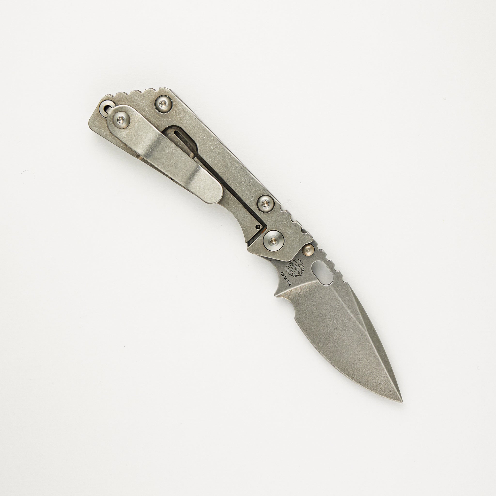 PT - Titanium Handle - Drop Point CPM154 Blade