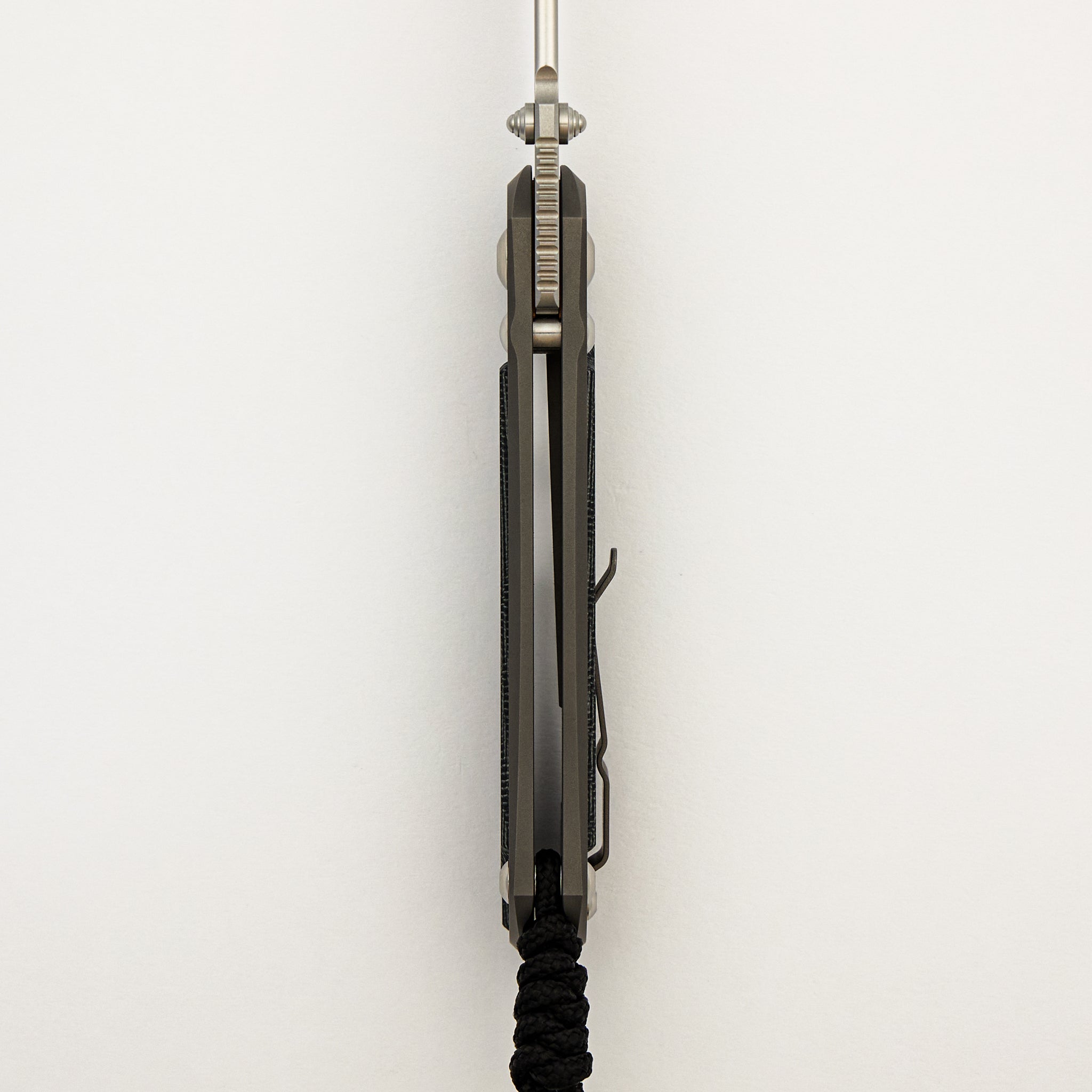 Large Inkosi - Black Canvas Micarta Inlay - Drop Point CPM MagnaCut Blade - Glass Blasted