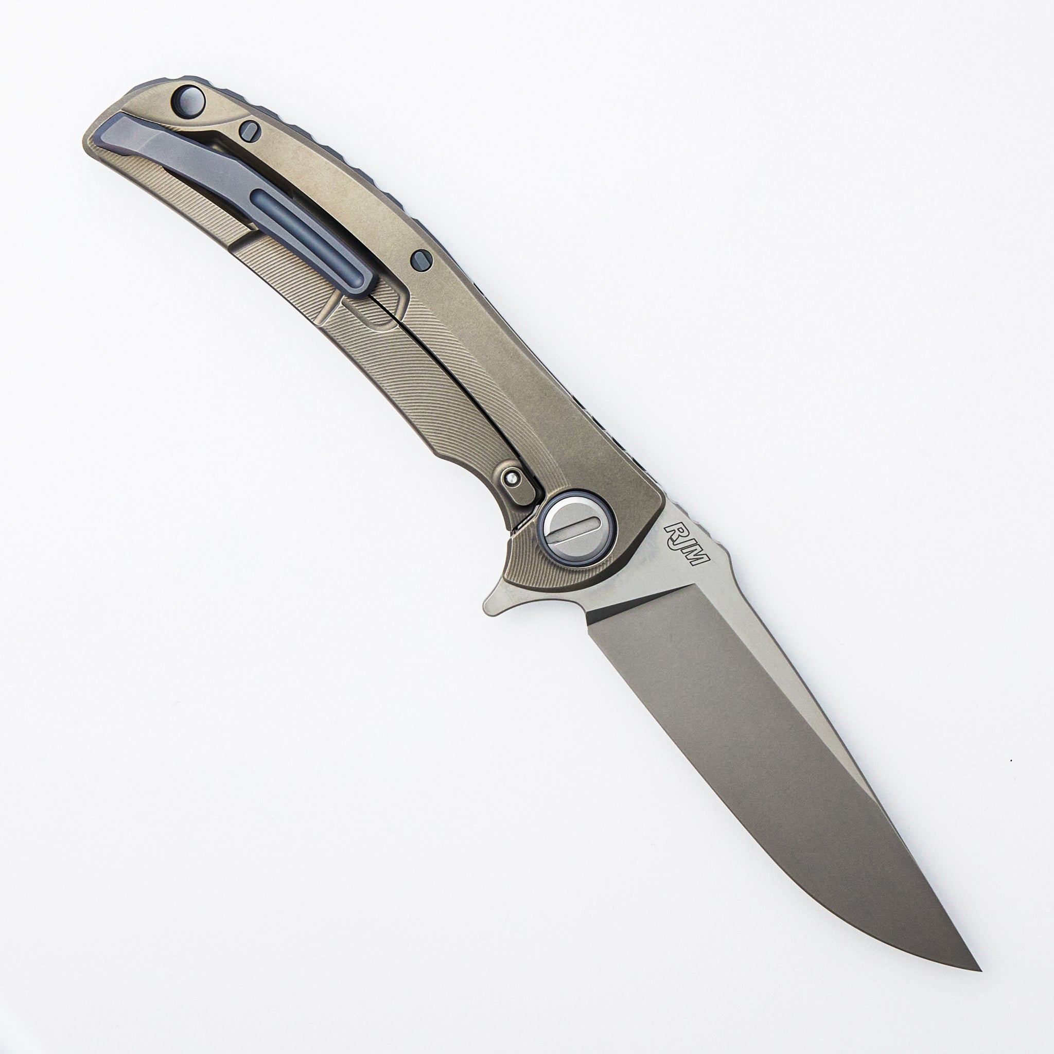 Russian Overkill - M398 Blade - Titanium Handle - RBS (RJ Martin Design)