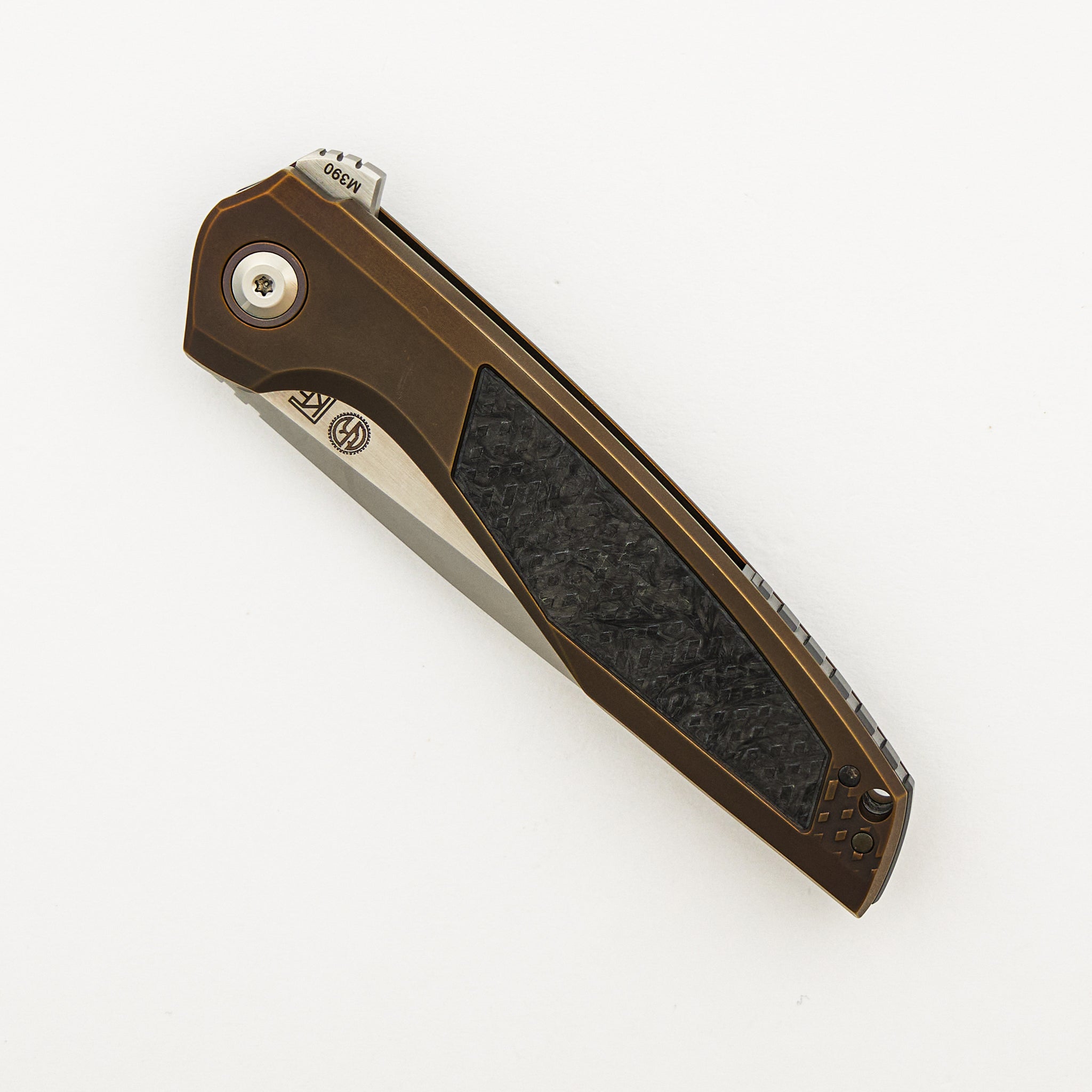 Switch - M390 Blade - Titanium/Carbon Fiber Handle (Geoff Blauvelt Design)