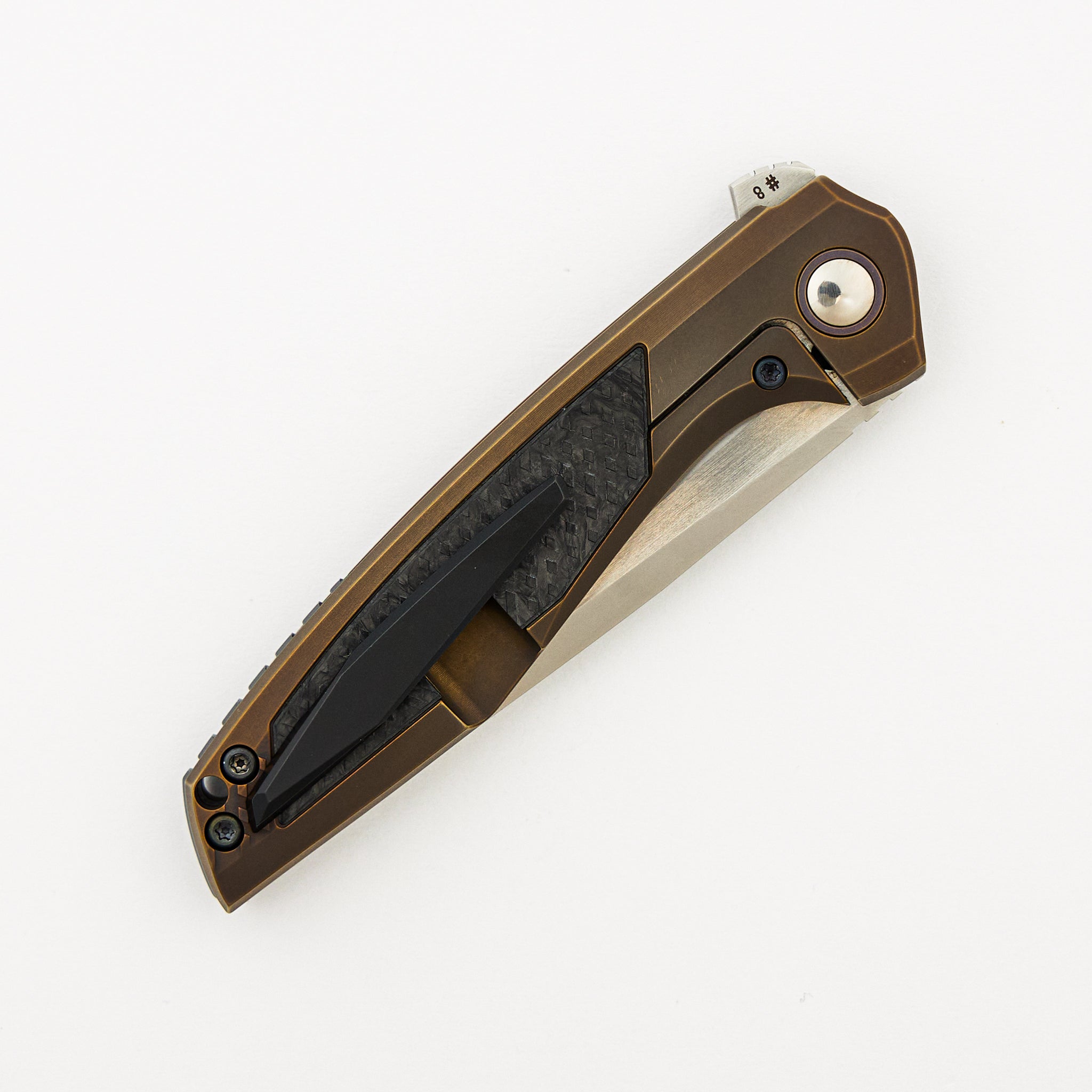 Switch - M390 Blade - Titanium/Carbon Fiber Handle (Geoff Blauvelt Design)