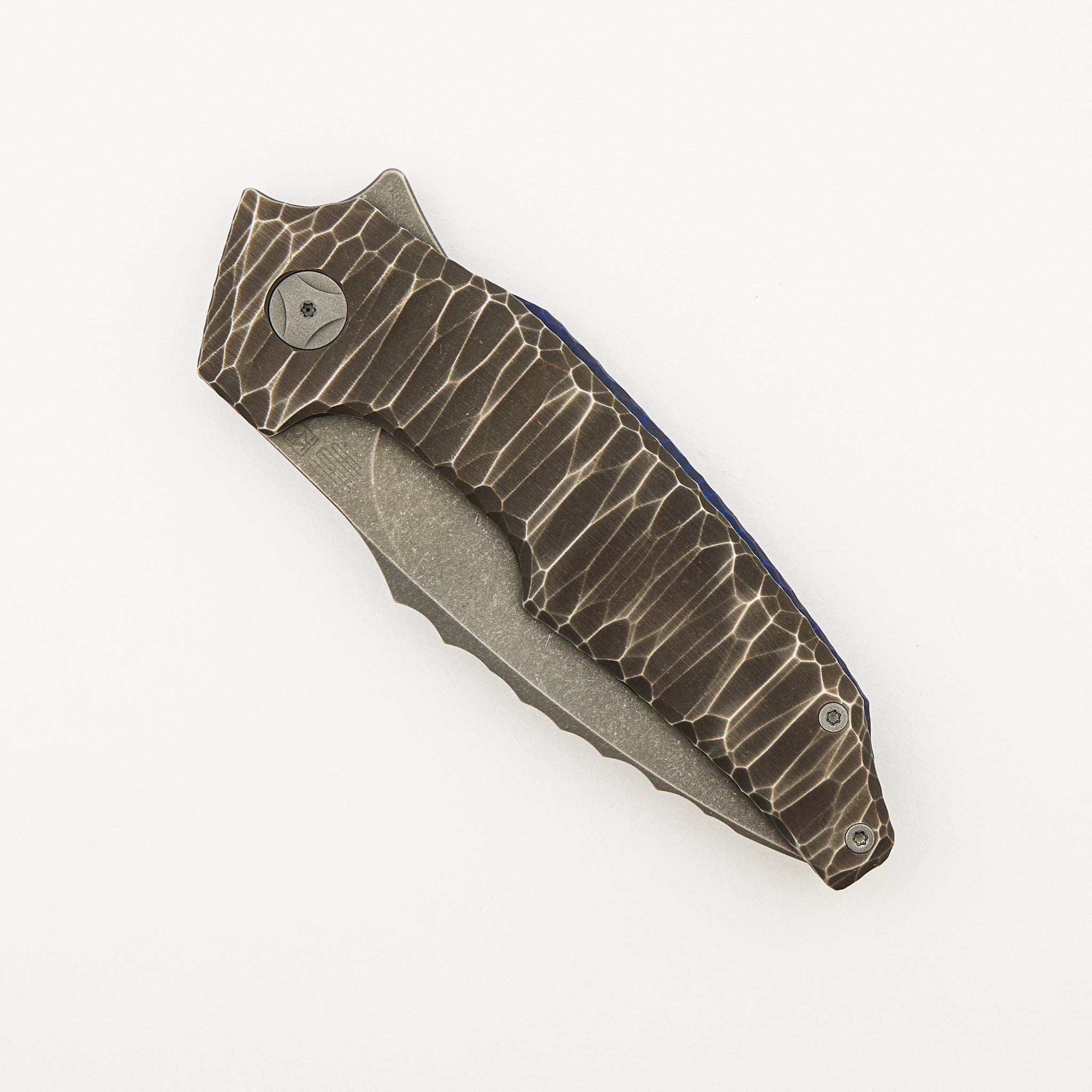 Muscle (One-Off) - M390 Blade - Titanium Handle (Tashi Bharucha Design)
