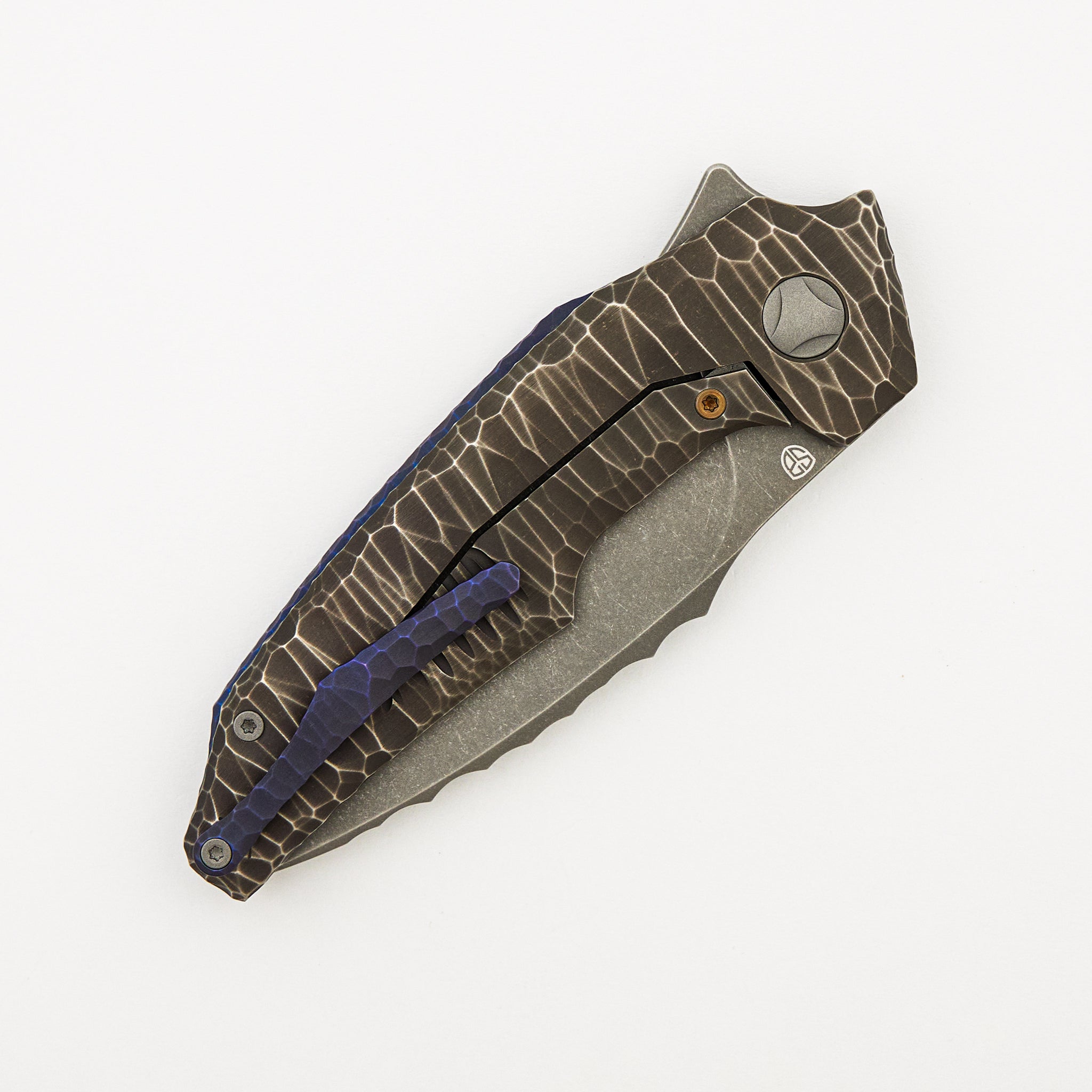 Muscle (One-Off) - M390 Blade - Titanium Handle (Tashi Bharucha Design)