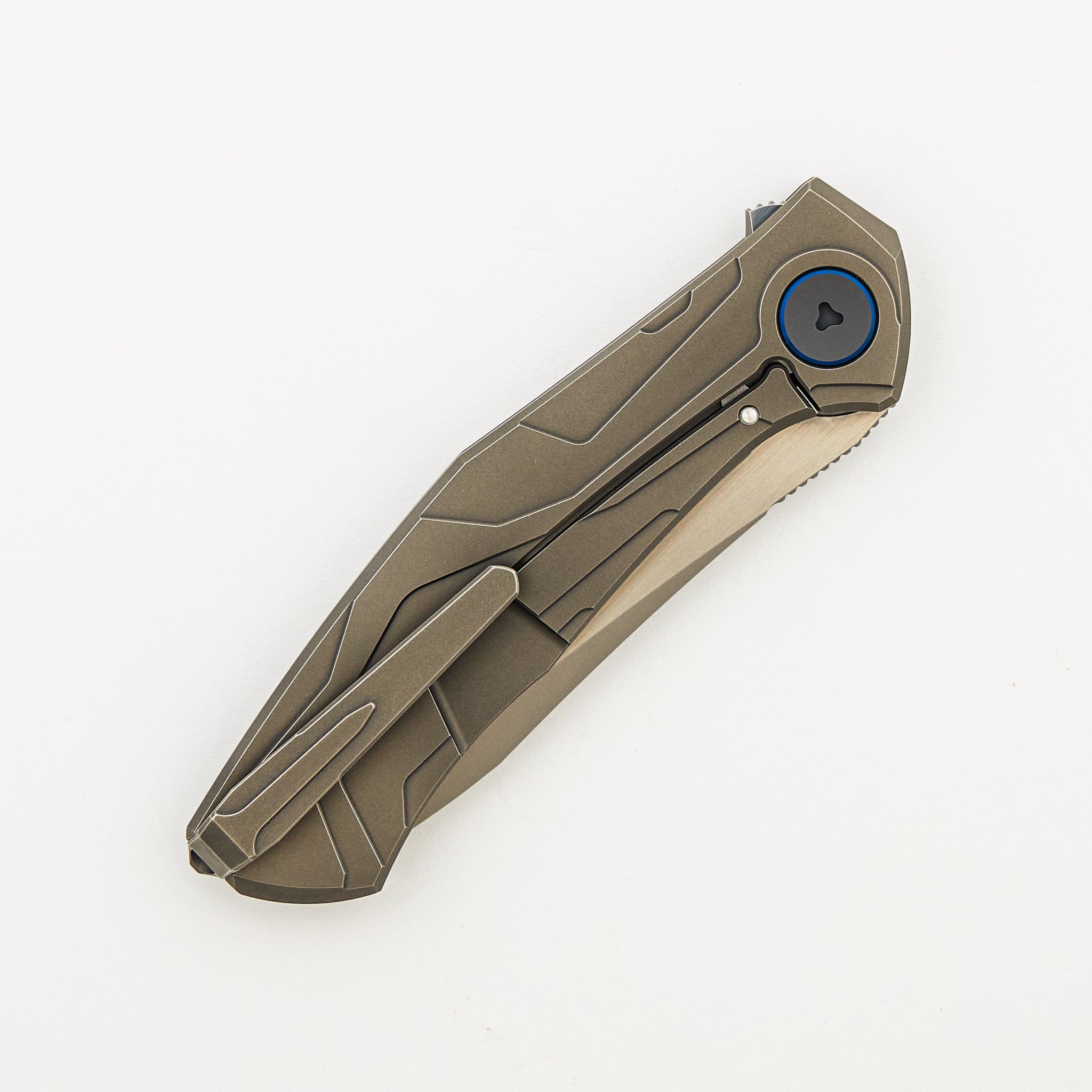 "Limited Edition" Kami Flipper - S110V Blade - Titanium Handle - MRBS (Sinkevich Design)