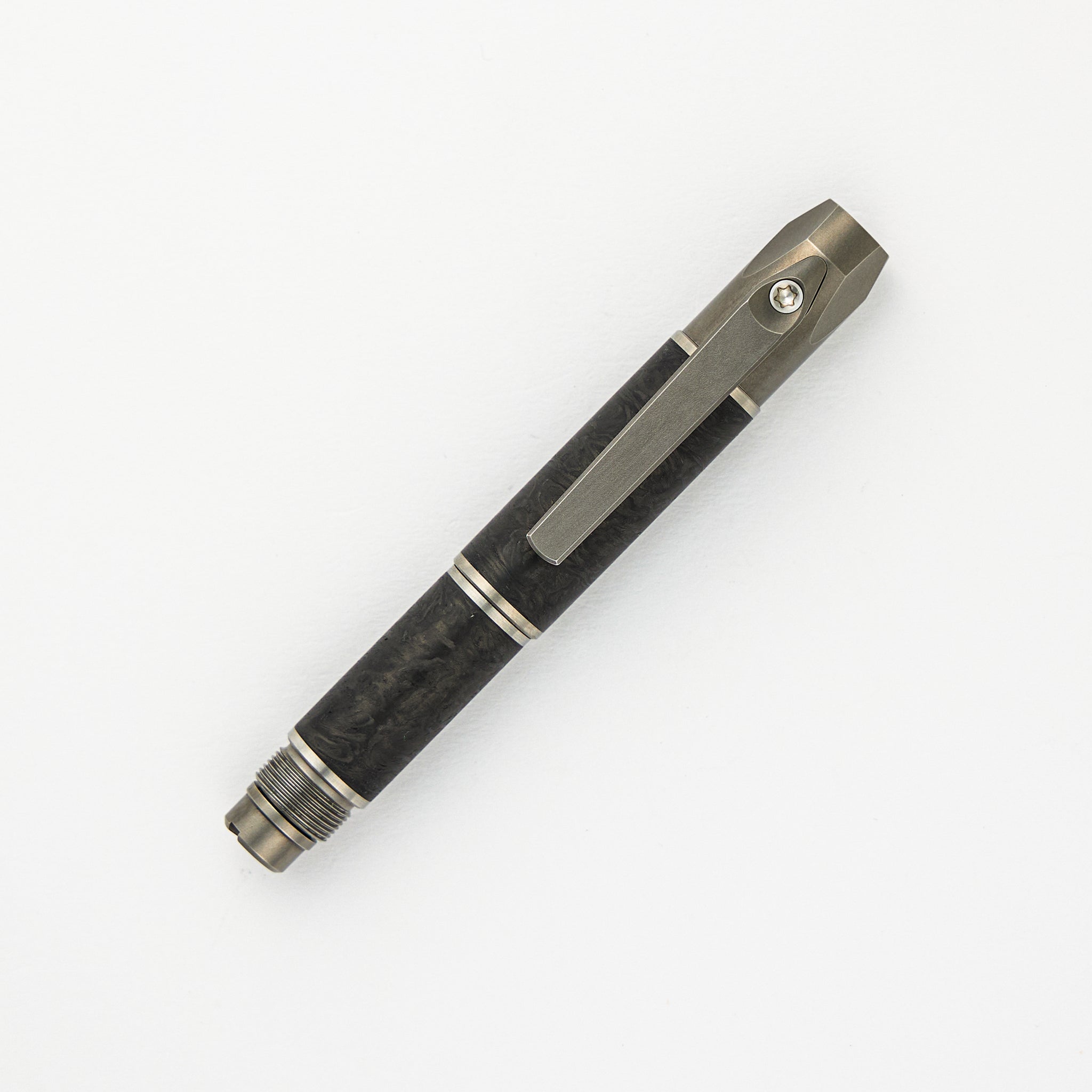 Custom Division Pen Tool - Marble Carbon Fiber