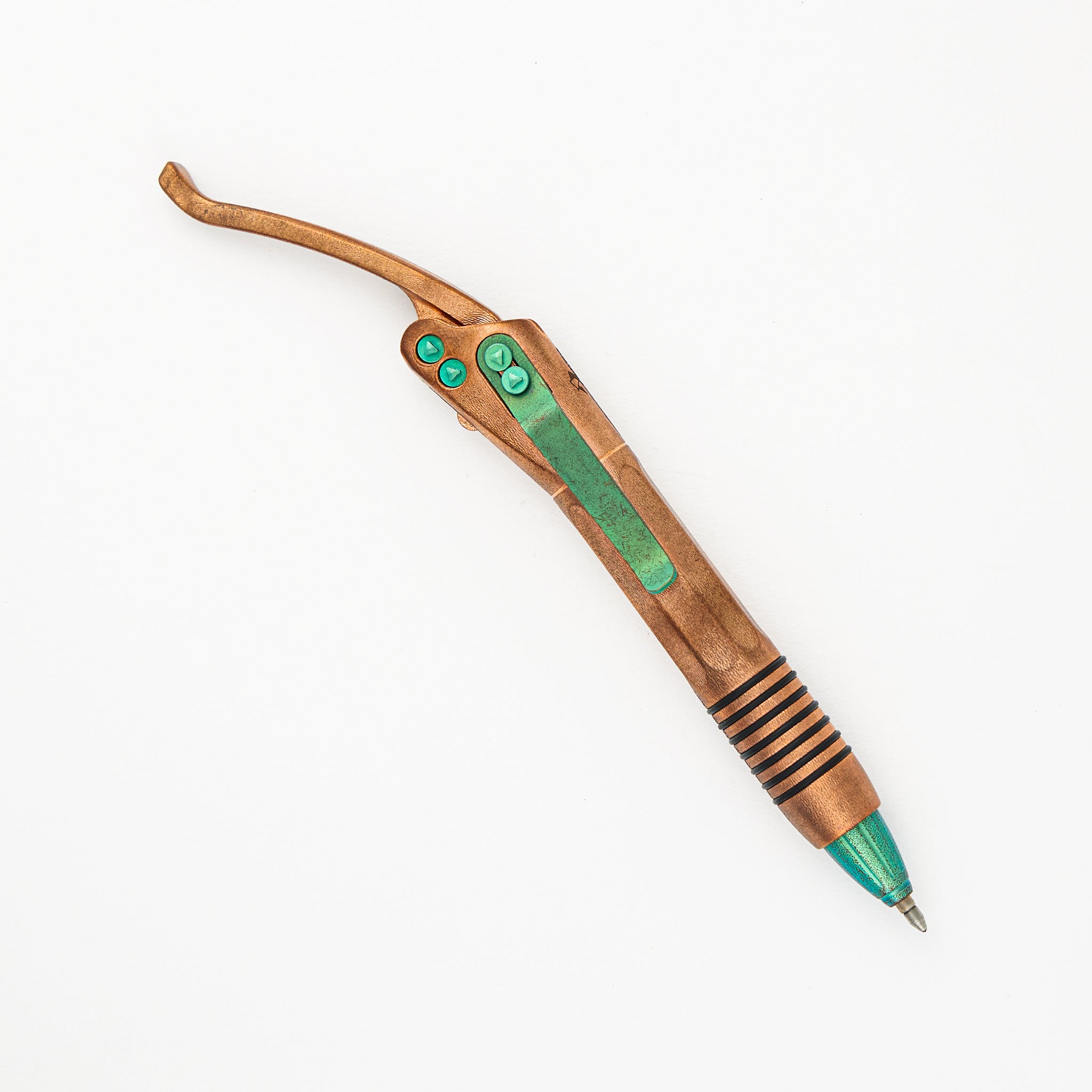 Marfione Custom Knives Copper Siphon II Pen
