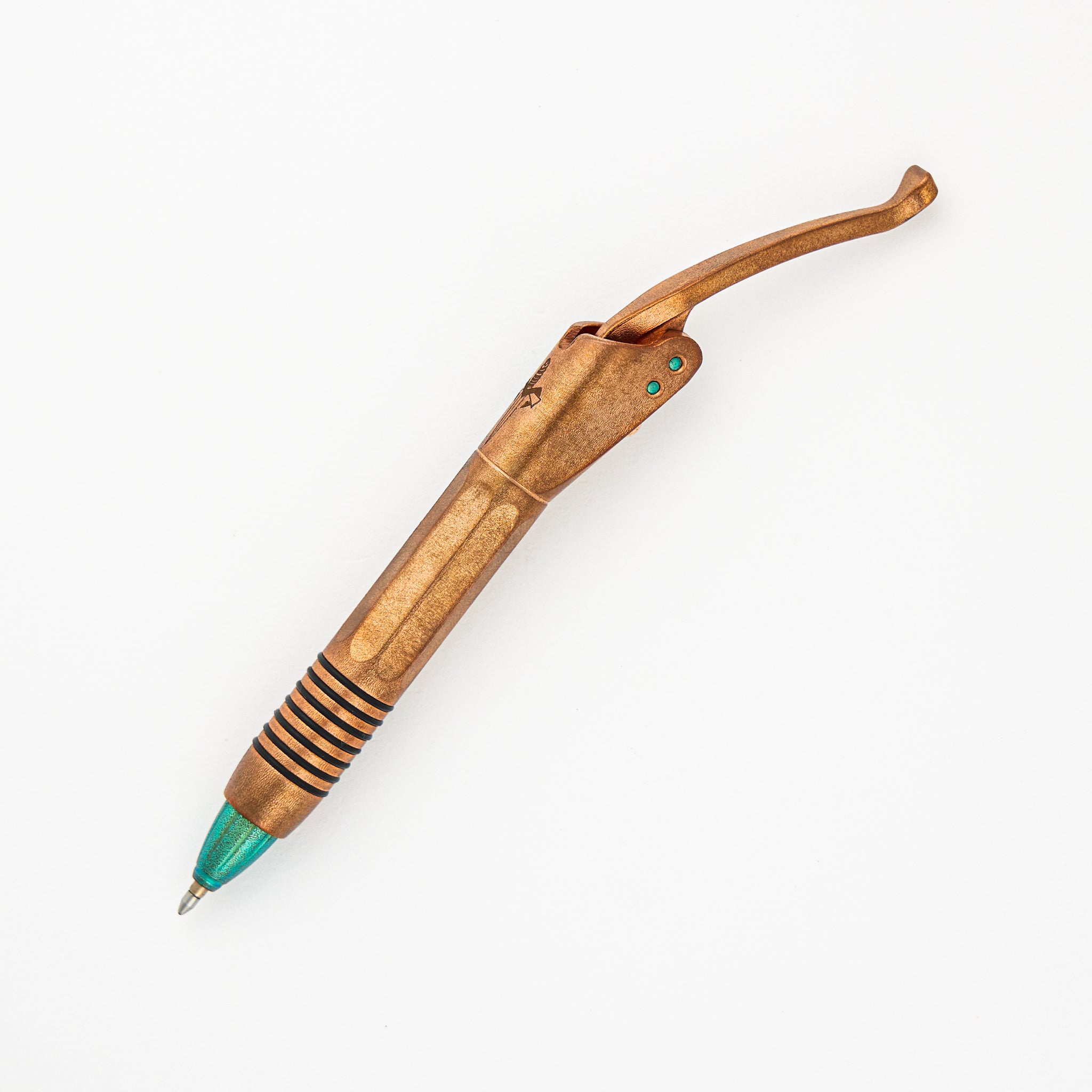 Marfione Custom Knives Copper Siphon II Pen